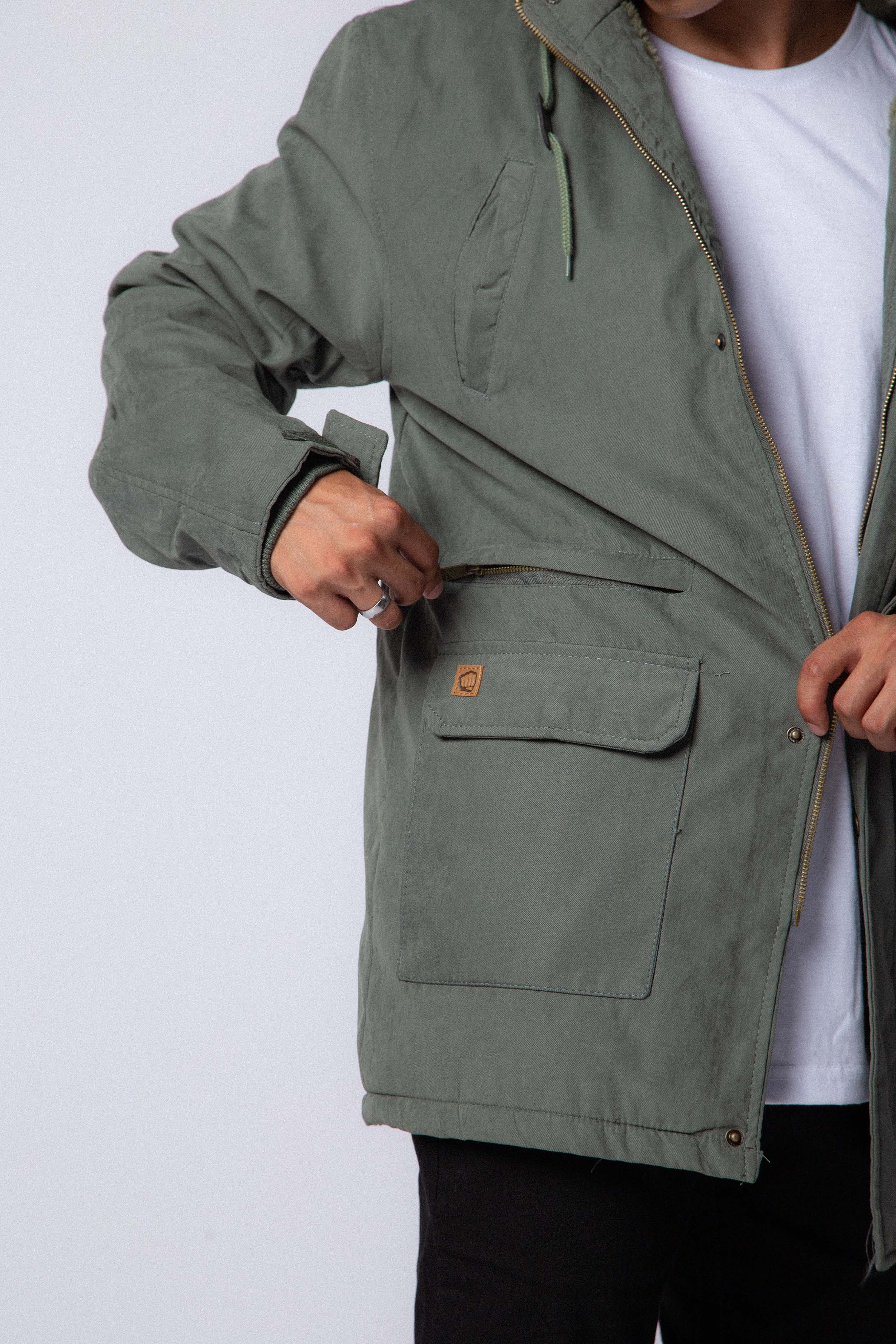 Campera Parka Croz Militar
