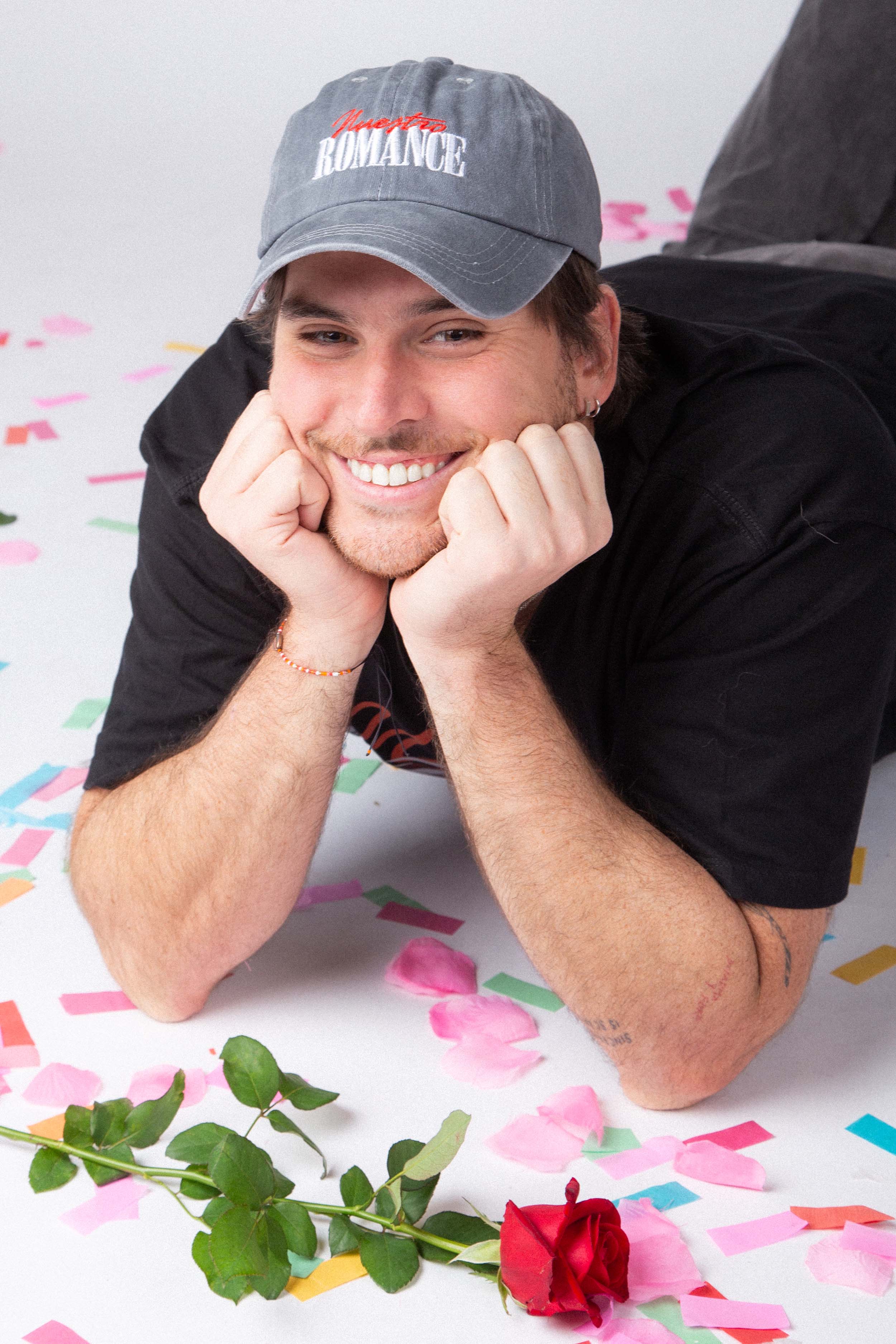 Gorra Vintage Romance Gris