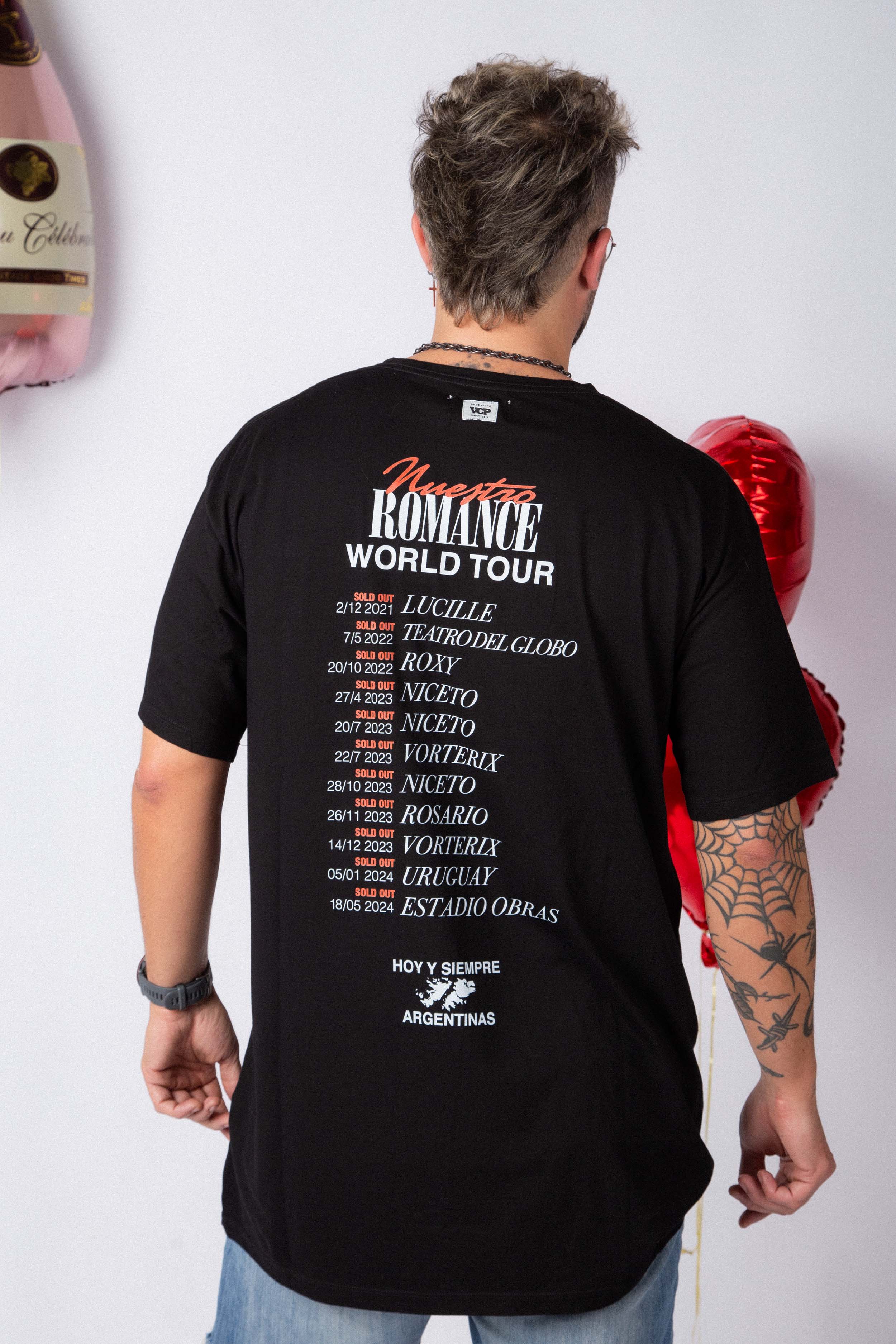 Remera Romance Agronomia Negra