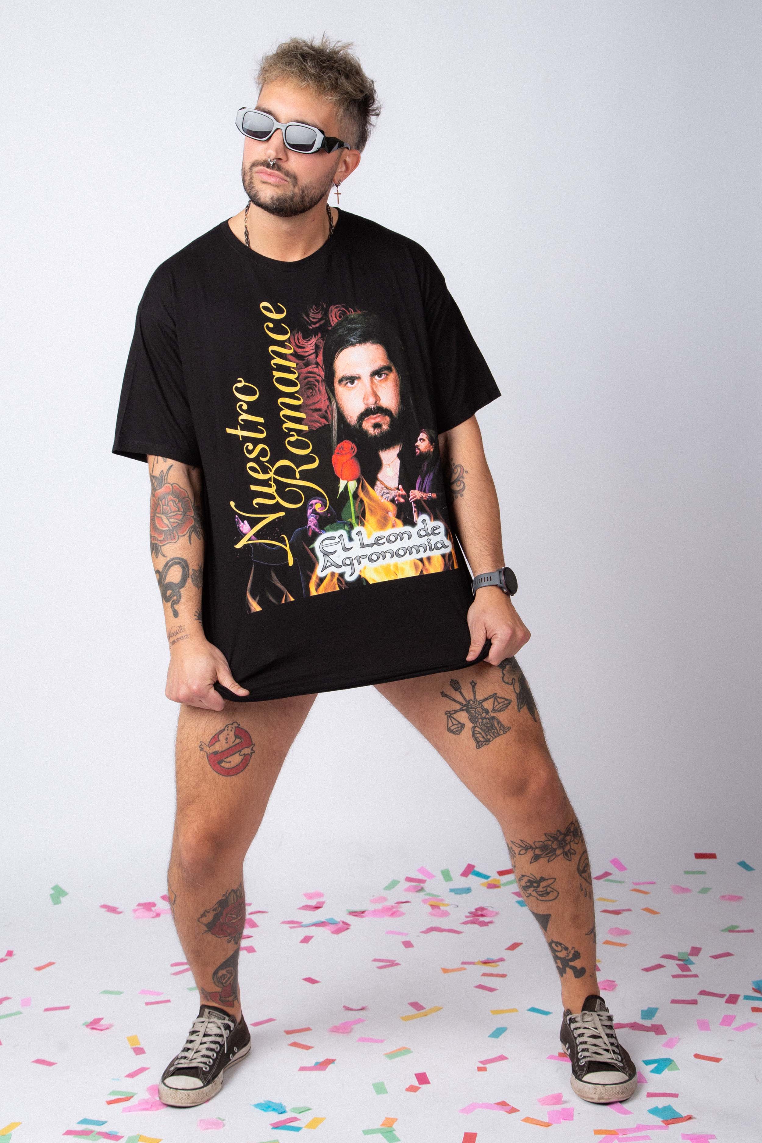 Remera Romance Agronomia Negra