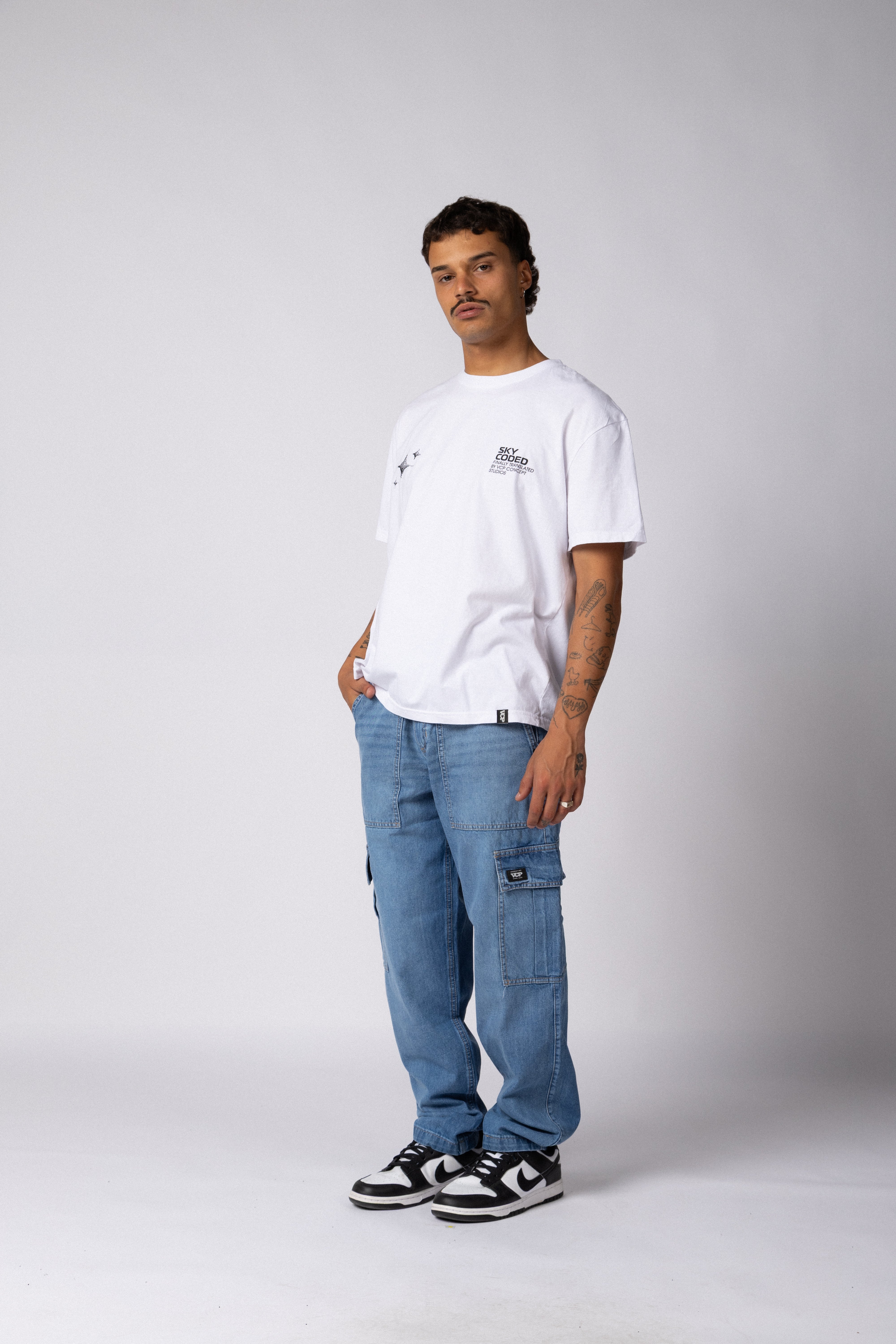 Jean Cargo Volt Celeste