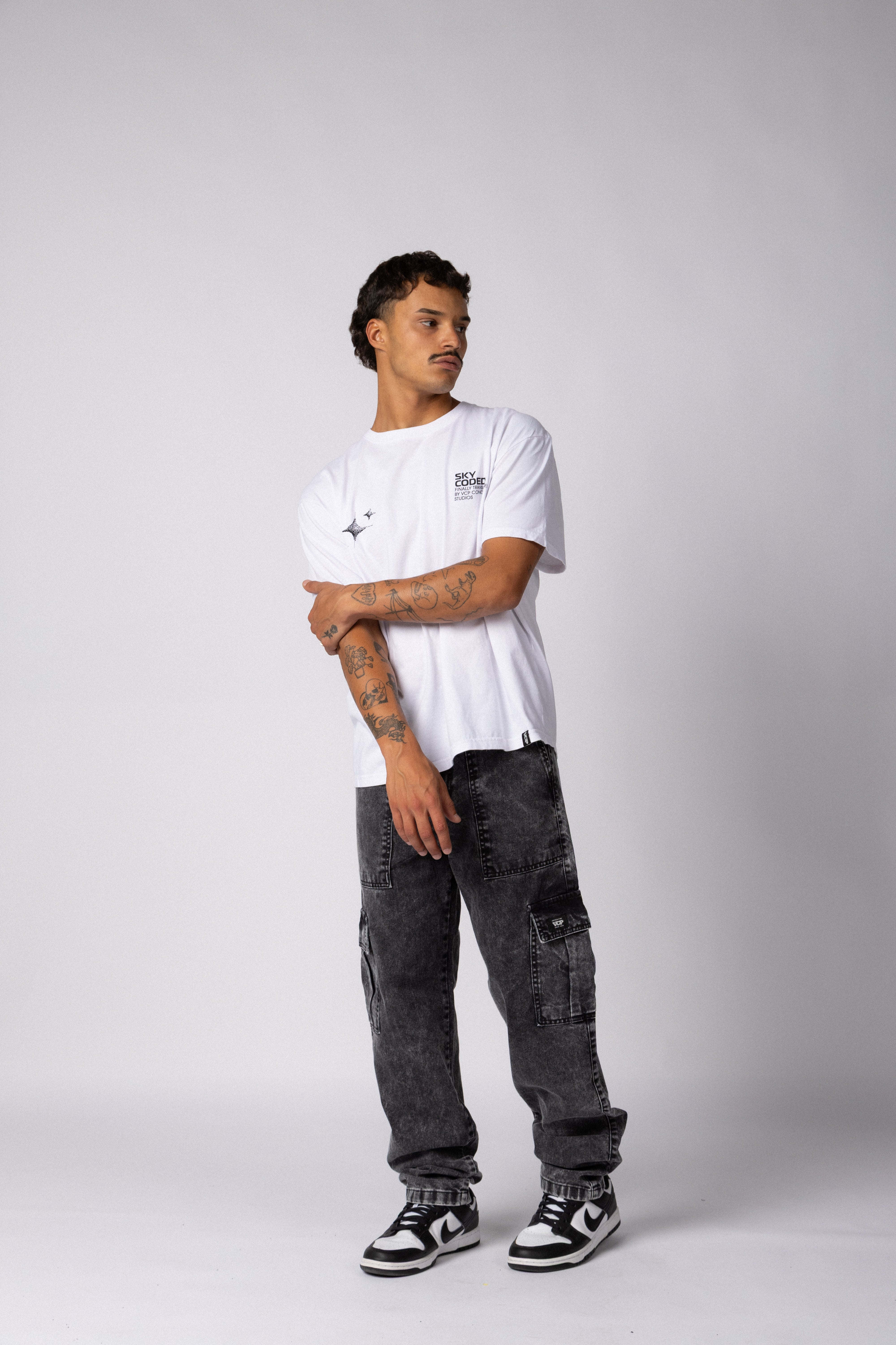 Jean Cargo Volt Smoked Gris