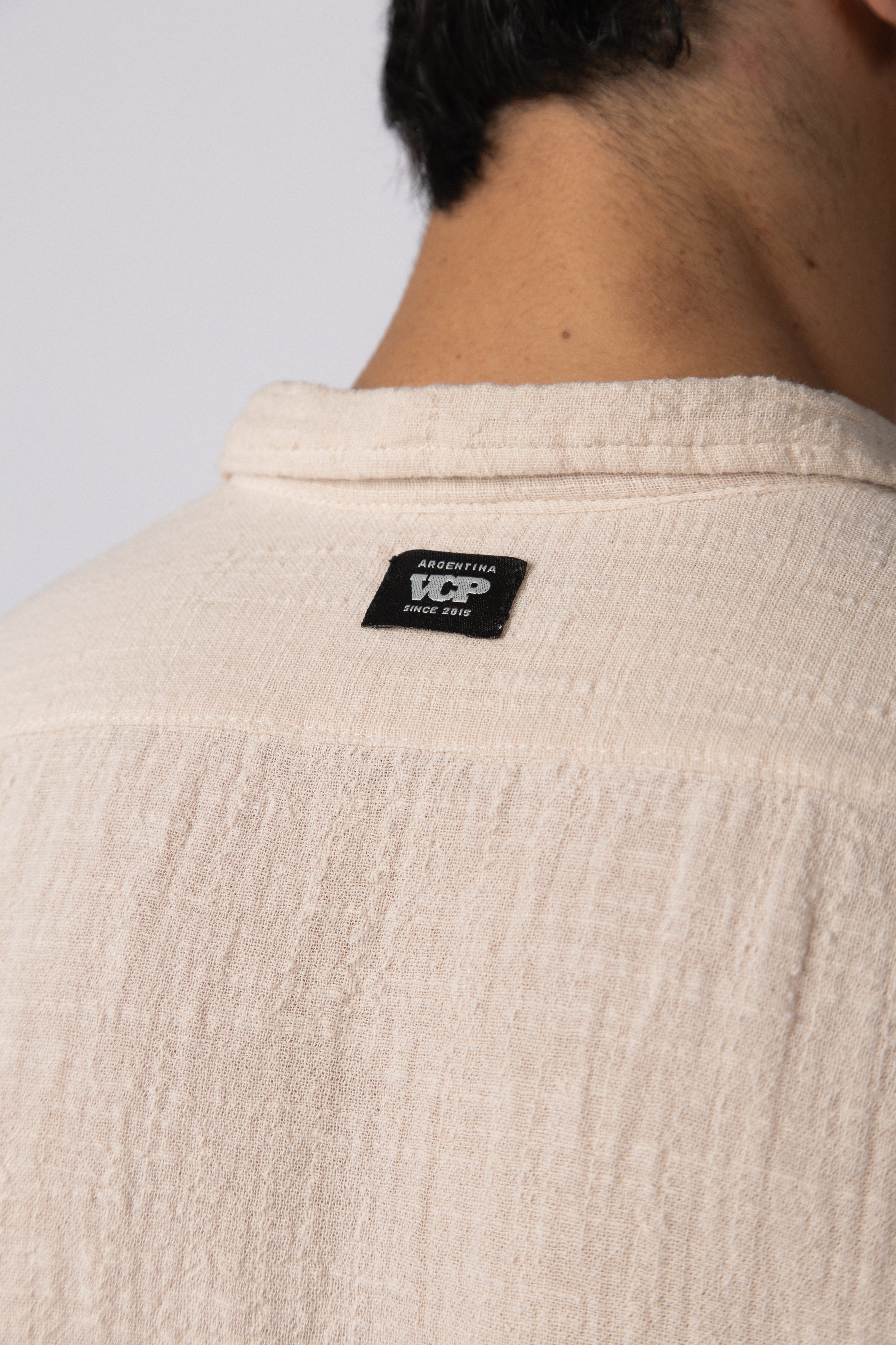 Camisa Manga Larga Lino Zen Crudo