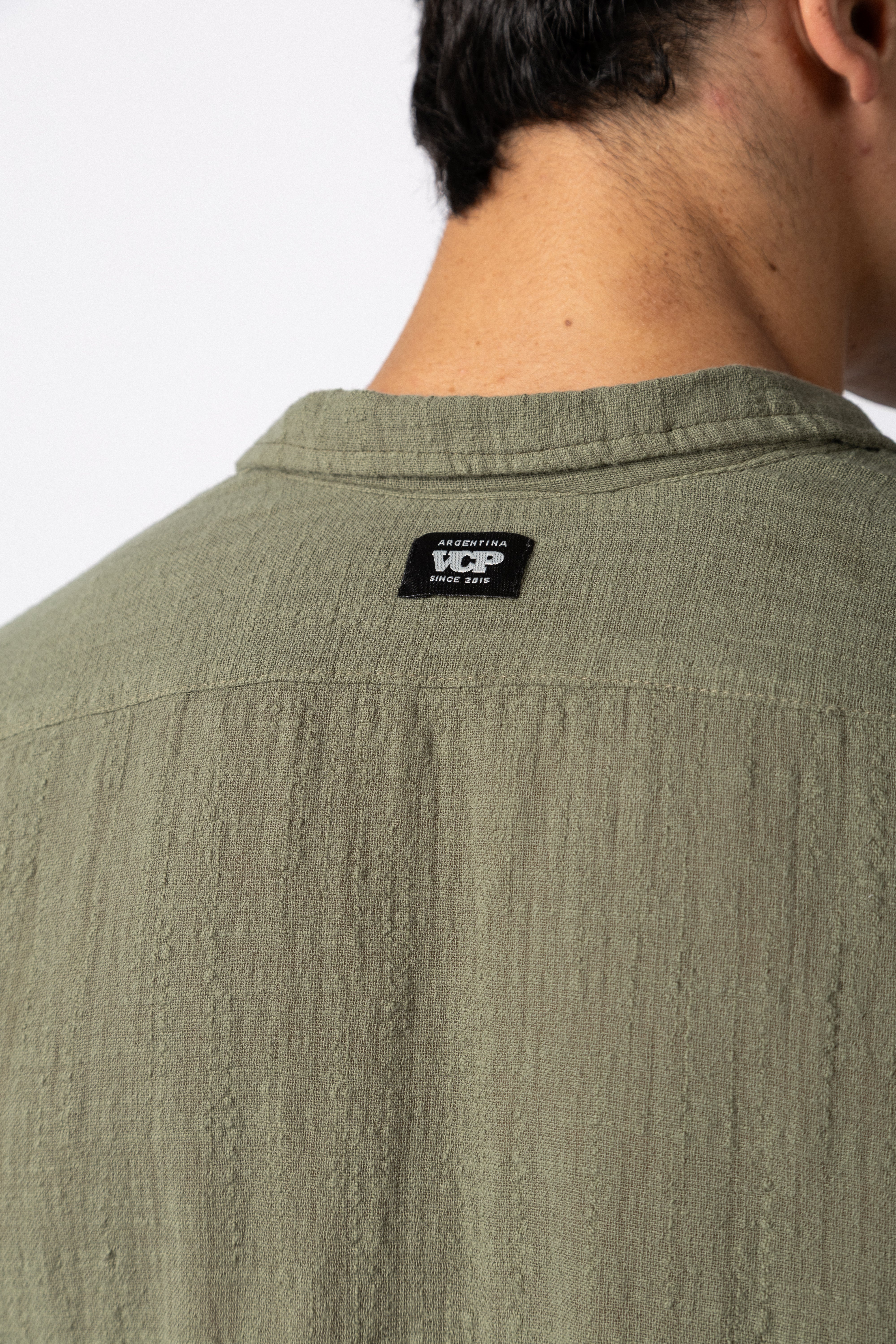 Camisa Manga Larga Lino Zen Militar