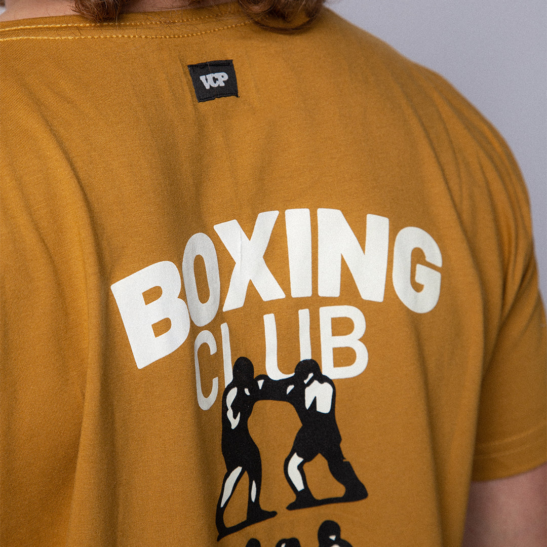 Remera Boxing Mostaza