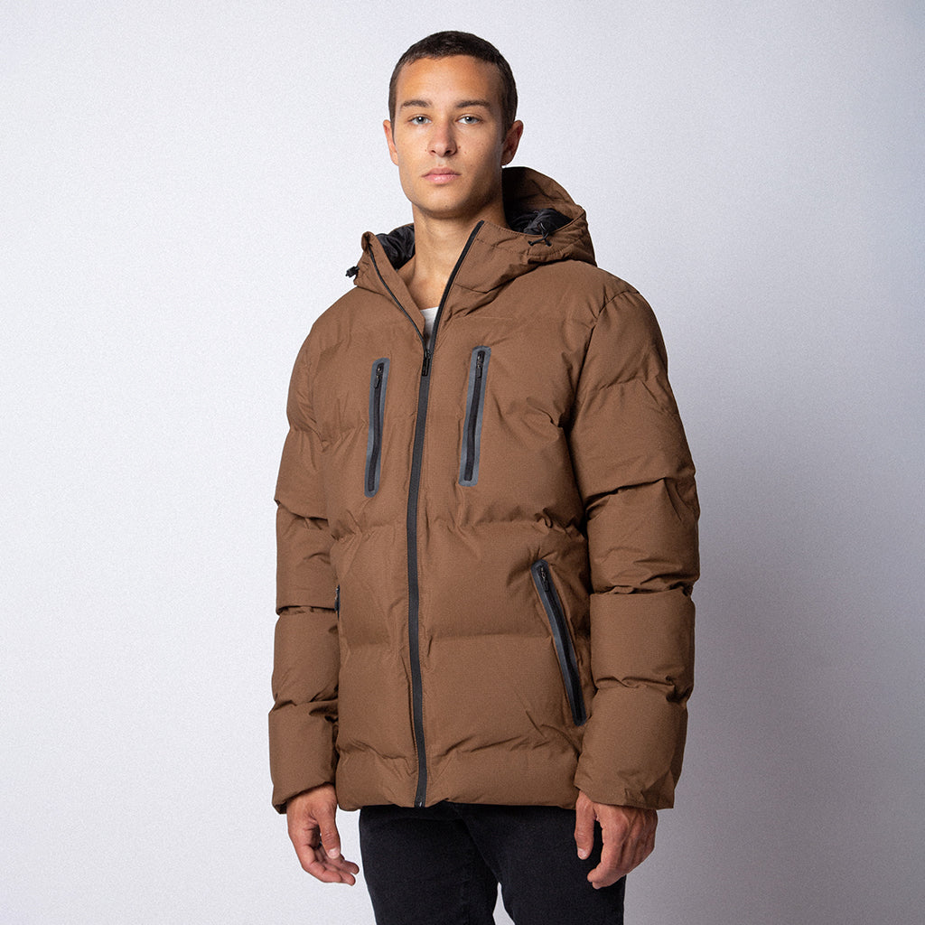 Campera Puffer Feng Brown