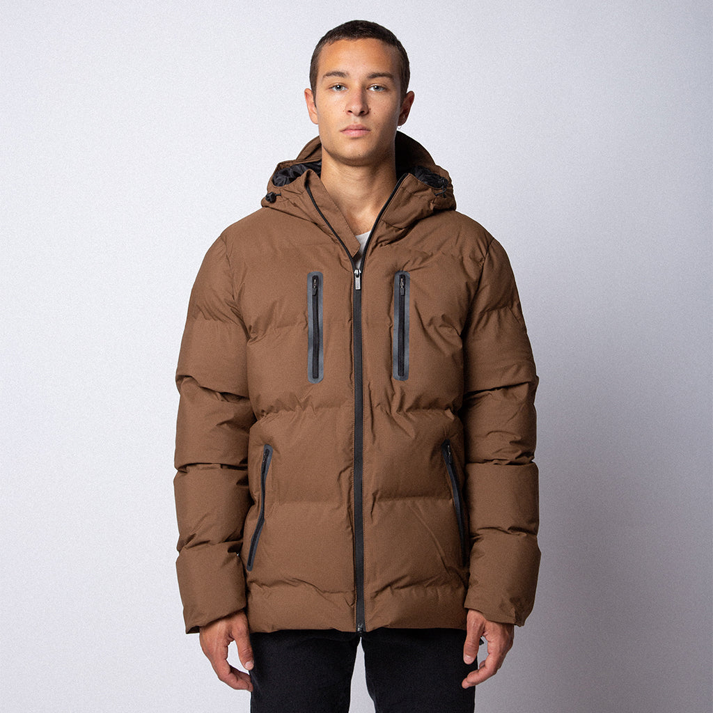 Campera Puffer Feng Brown