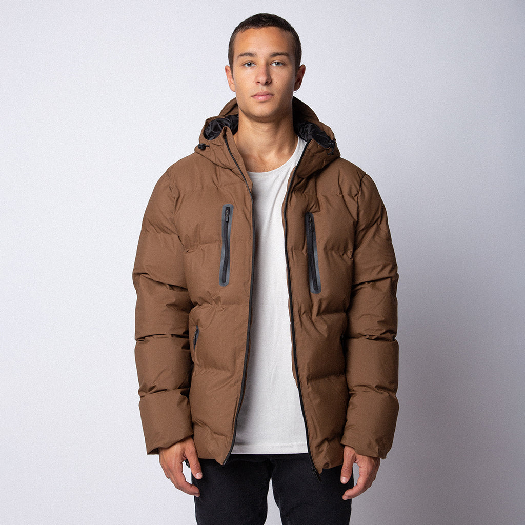 Campera Puffer Feng Brown