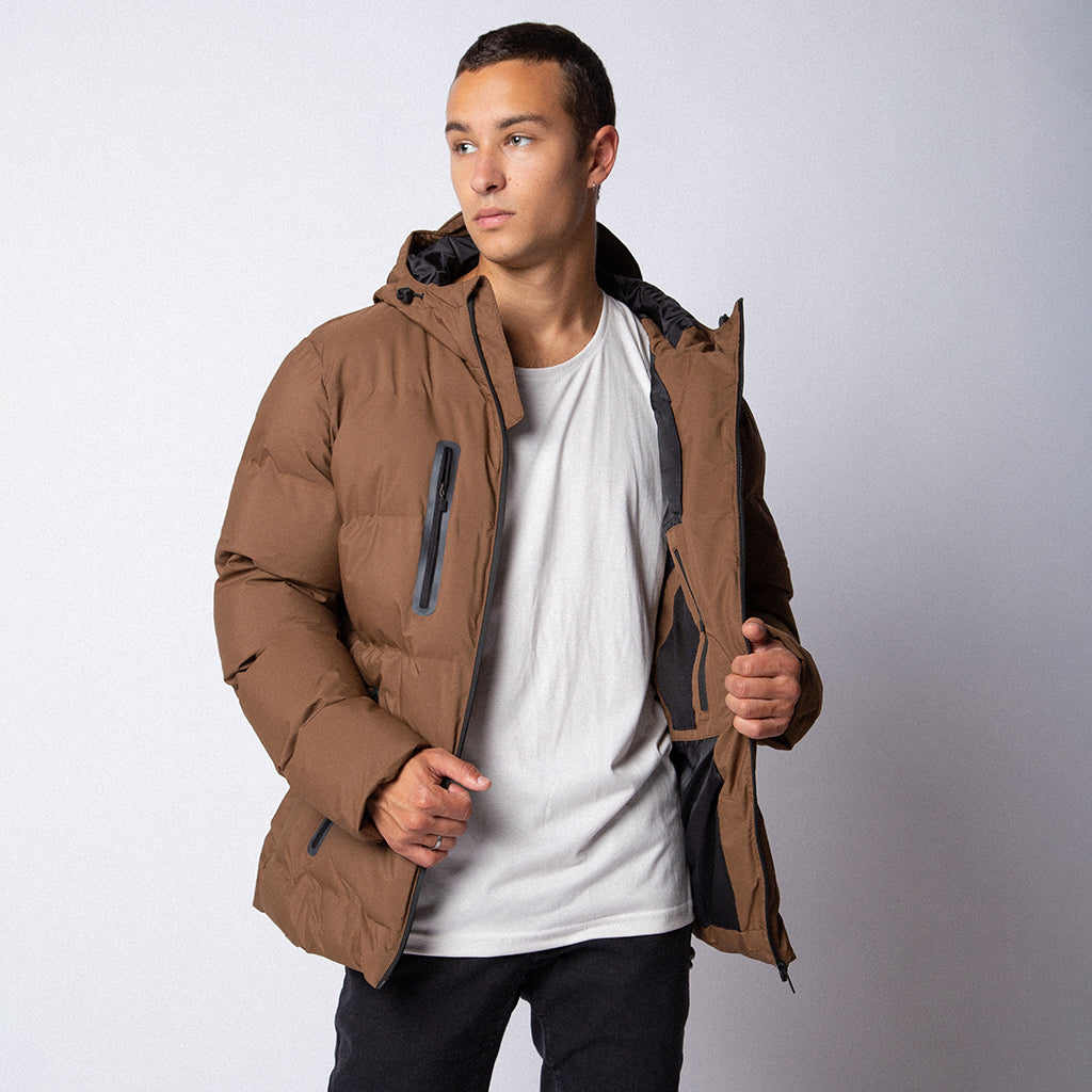 Campera Puffer Feng Brown