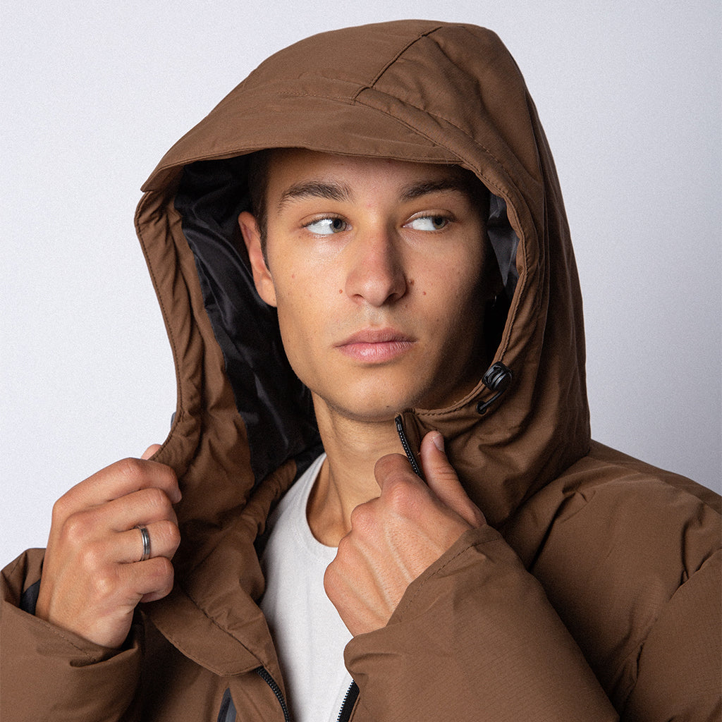 Campera Puffer Feng Brown