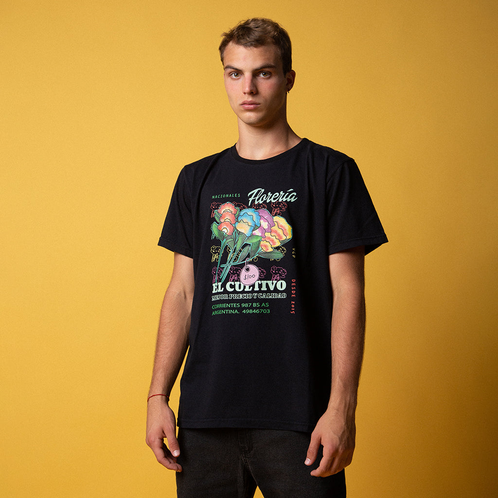 Remera AG Cultivo Negra
