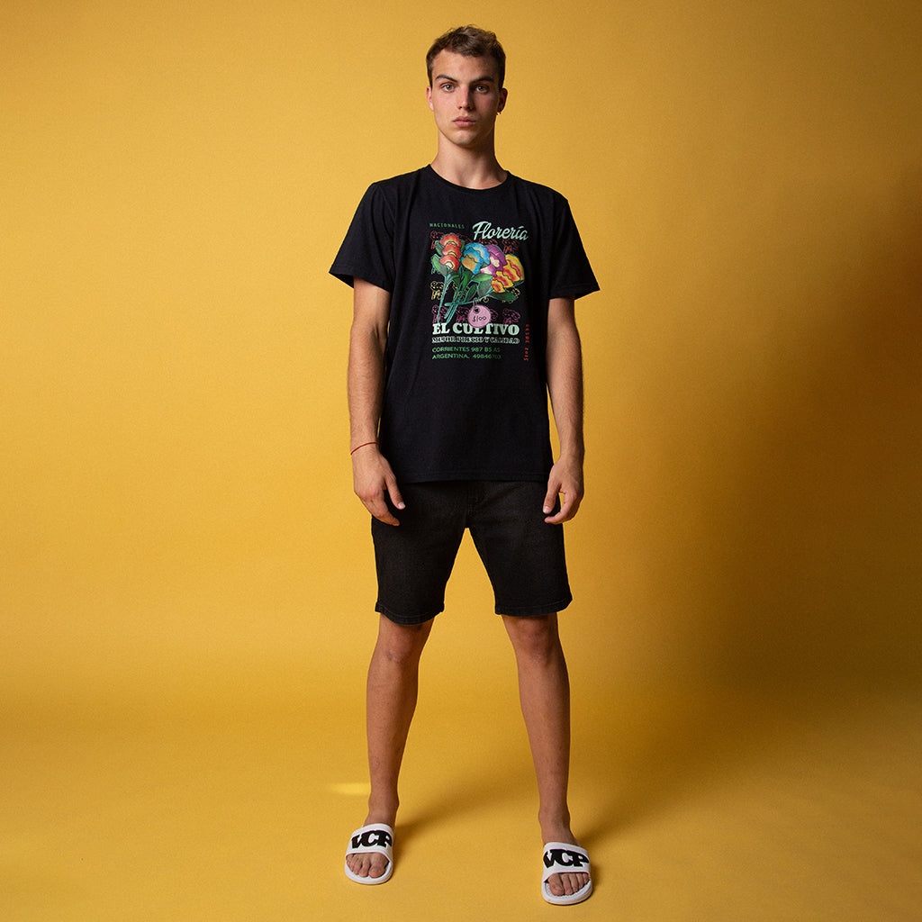 Remera AG Cultivo Negra