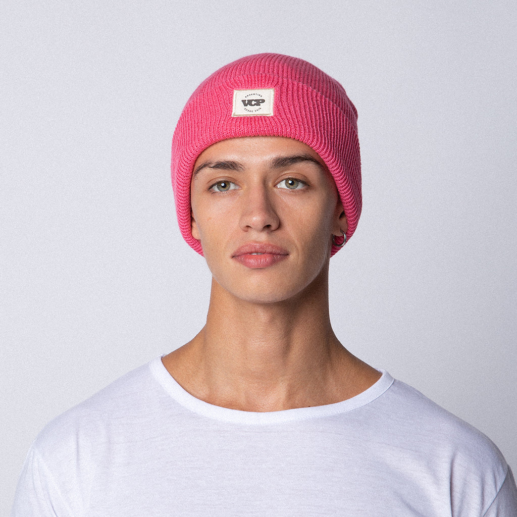 Gorro Beanie Andino Fucsia