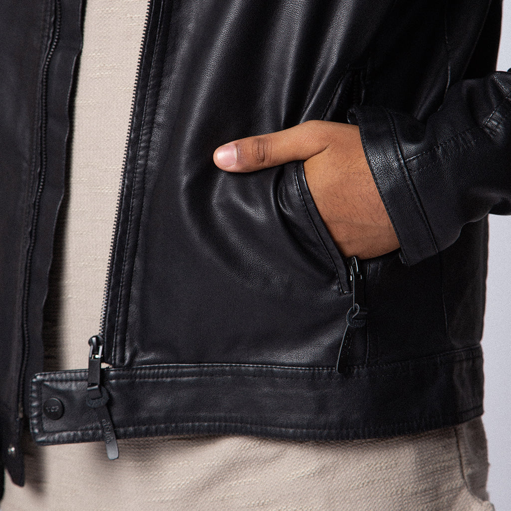 Campera PU Josh Black
