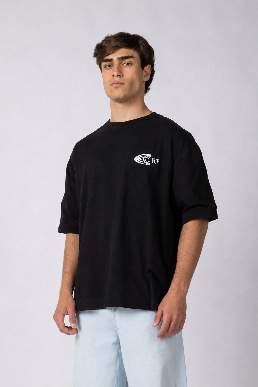 Remera HR Label Negra