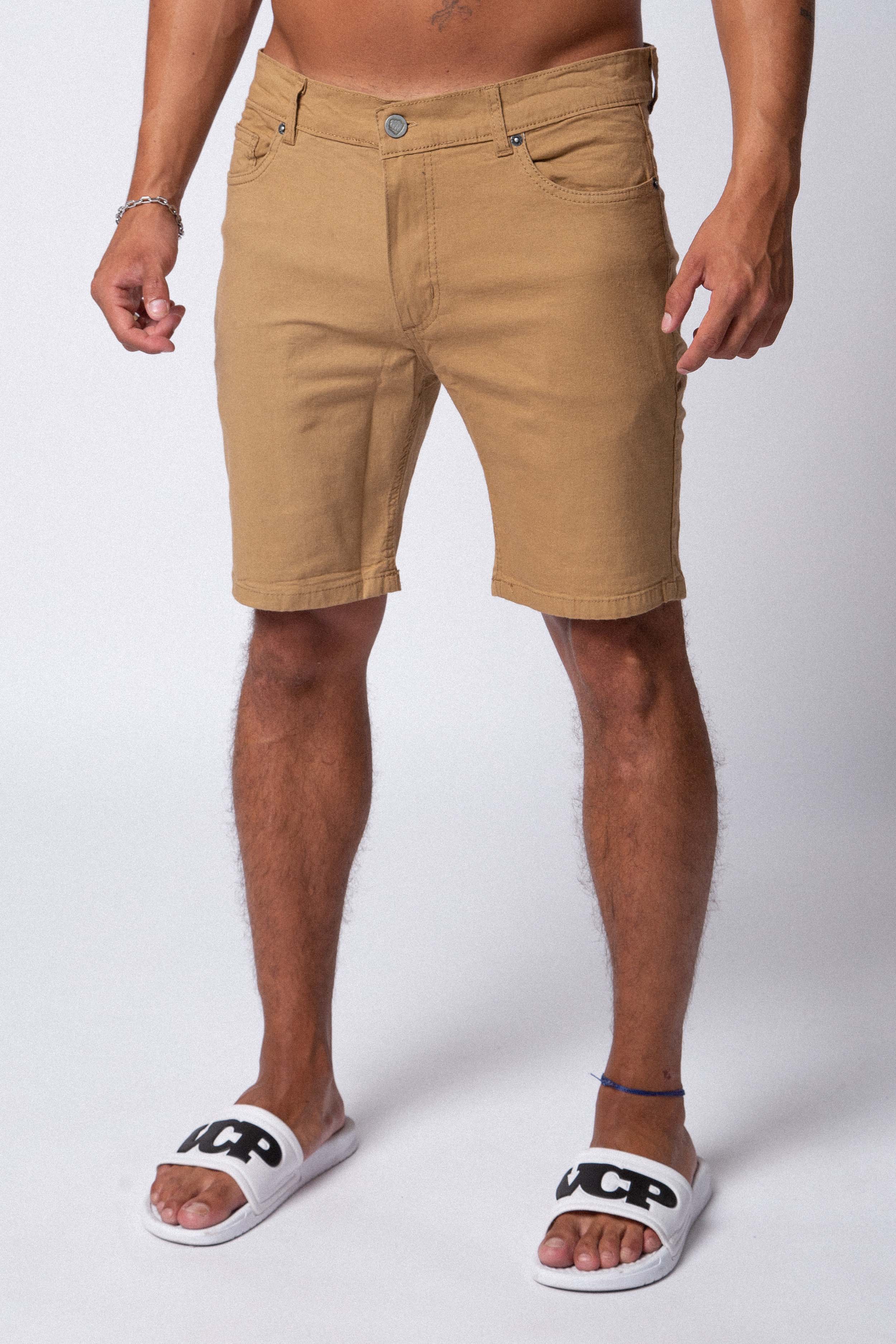 Bermuda Gabardina Zoe Camel