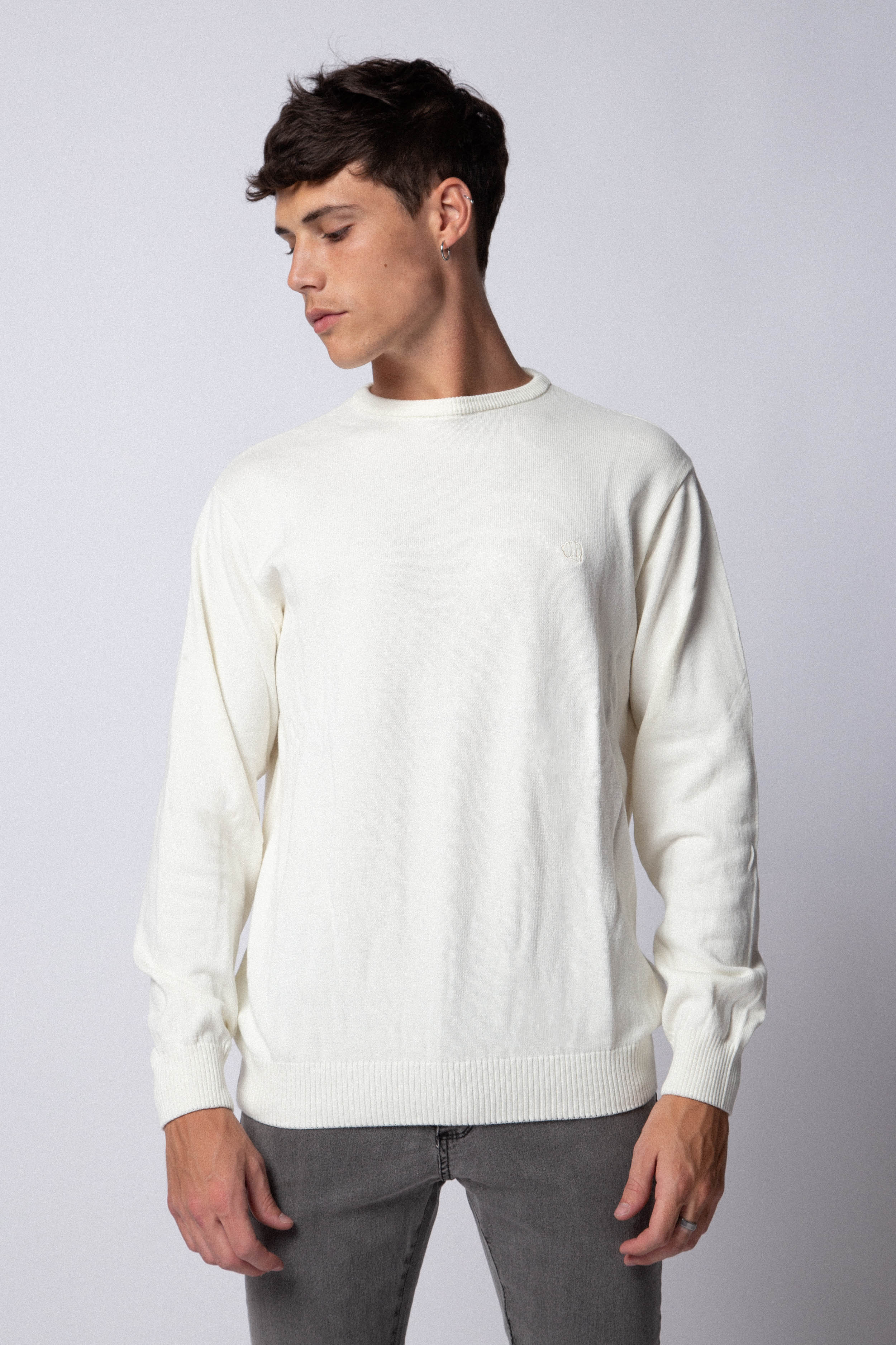 Sweater Basic Hueso