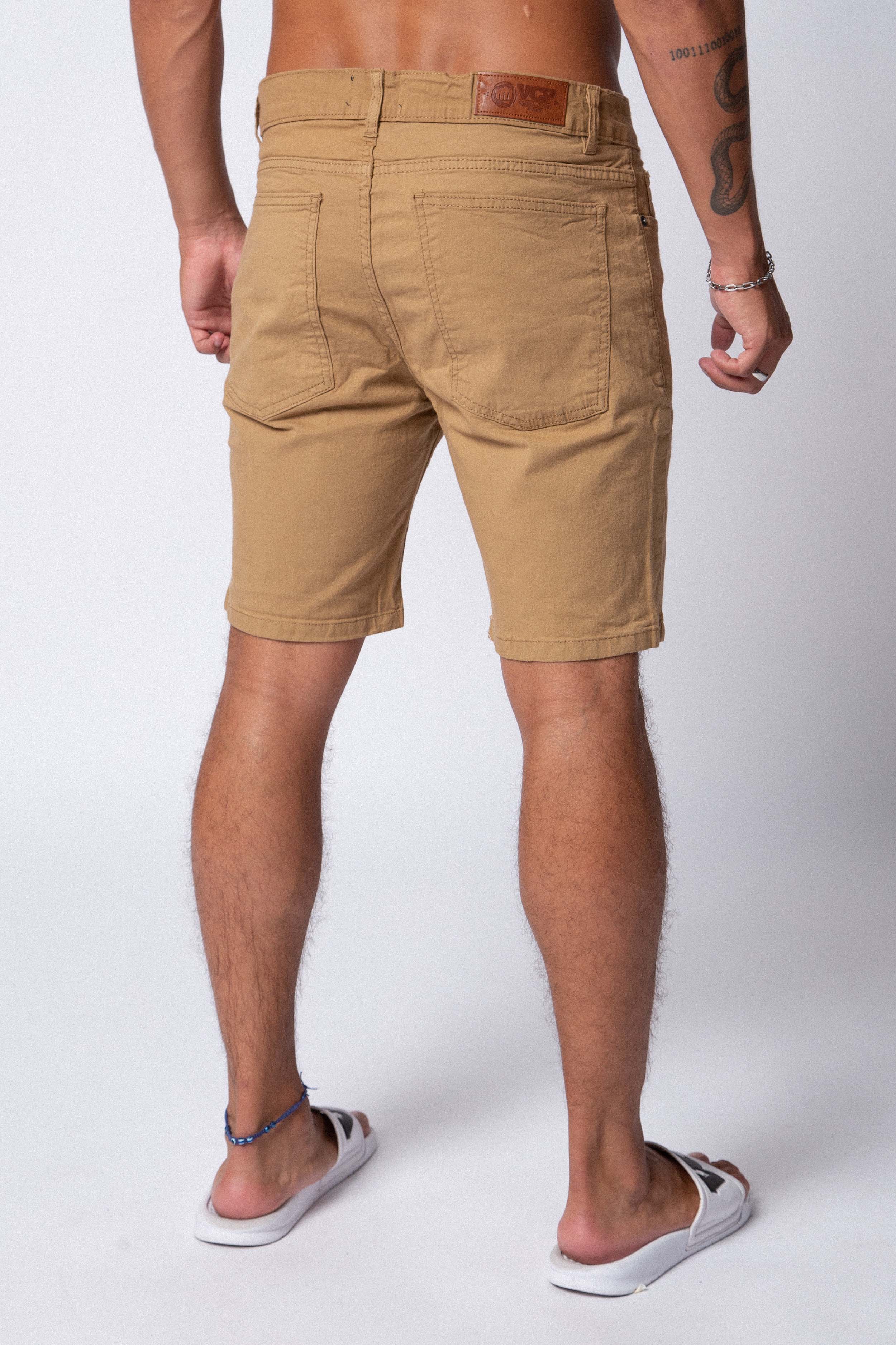 Bermuda Gabardina Zoe Camel