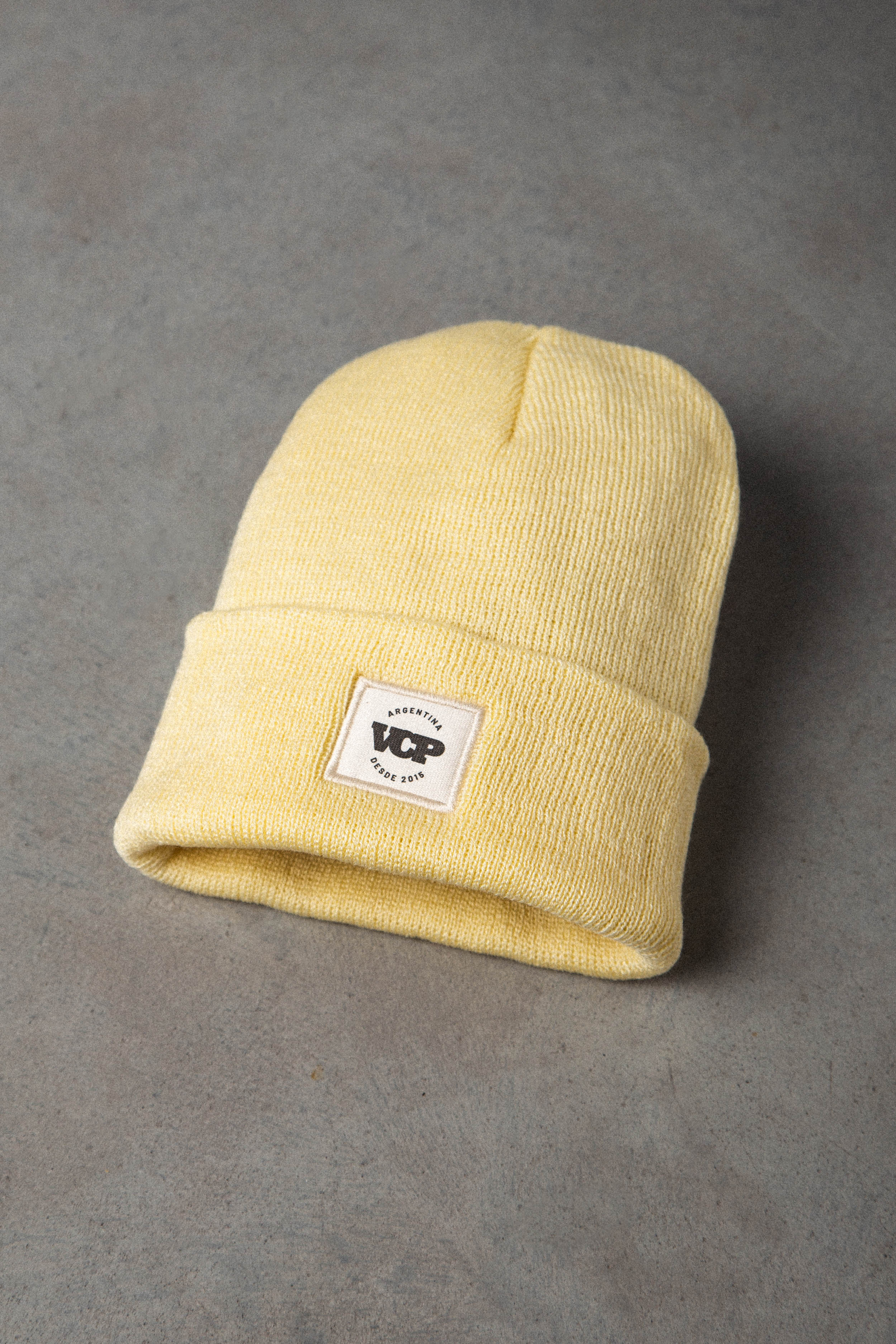 Gorro Beanie Andino Amarillo