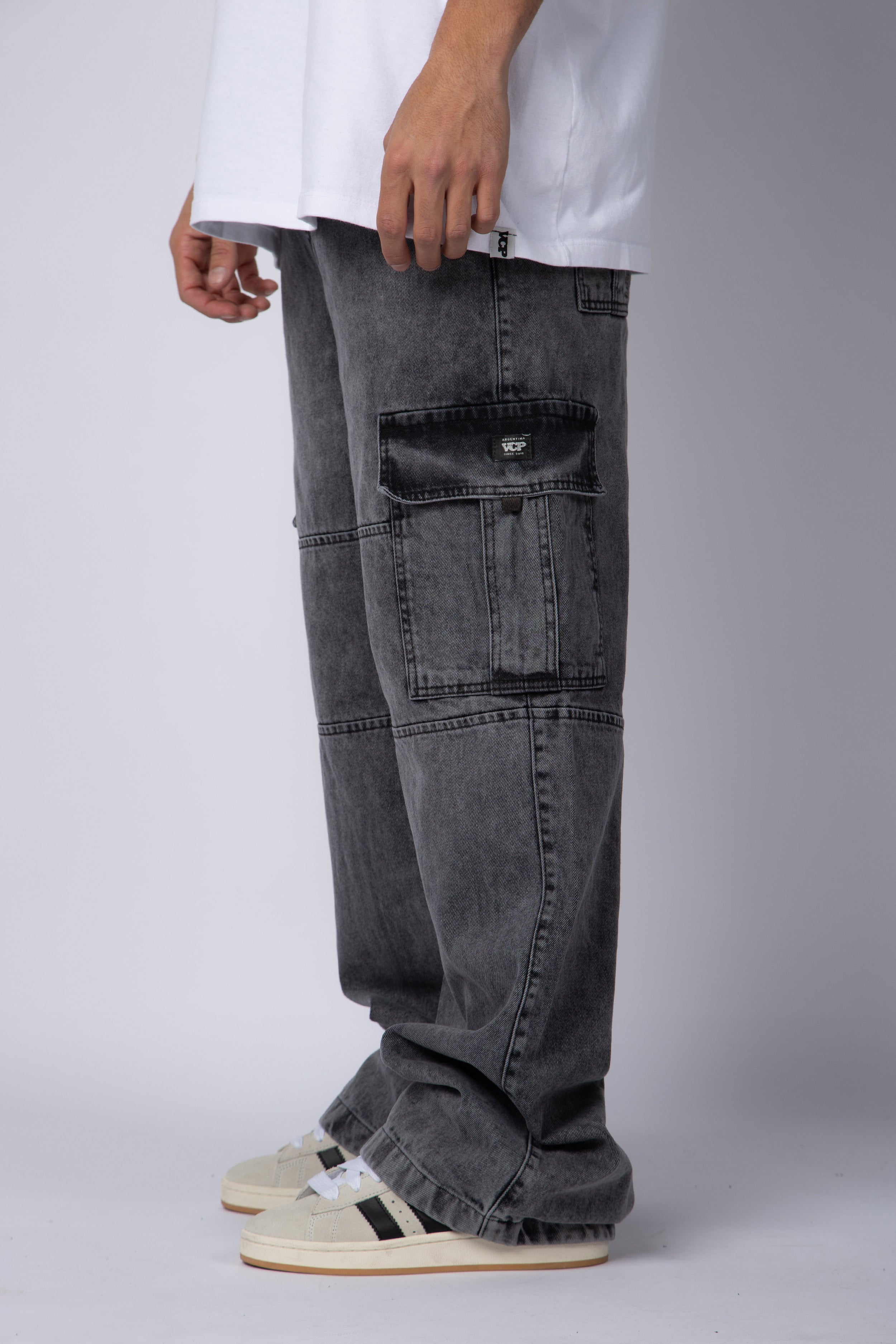 Jean Cargo Darth Acid Grey