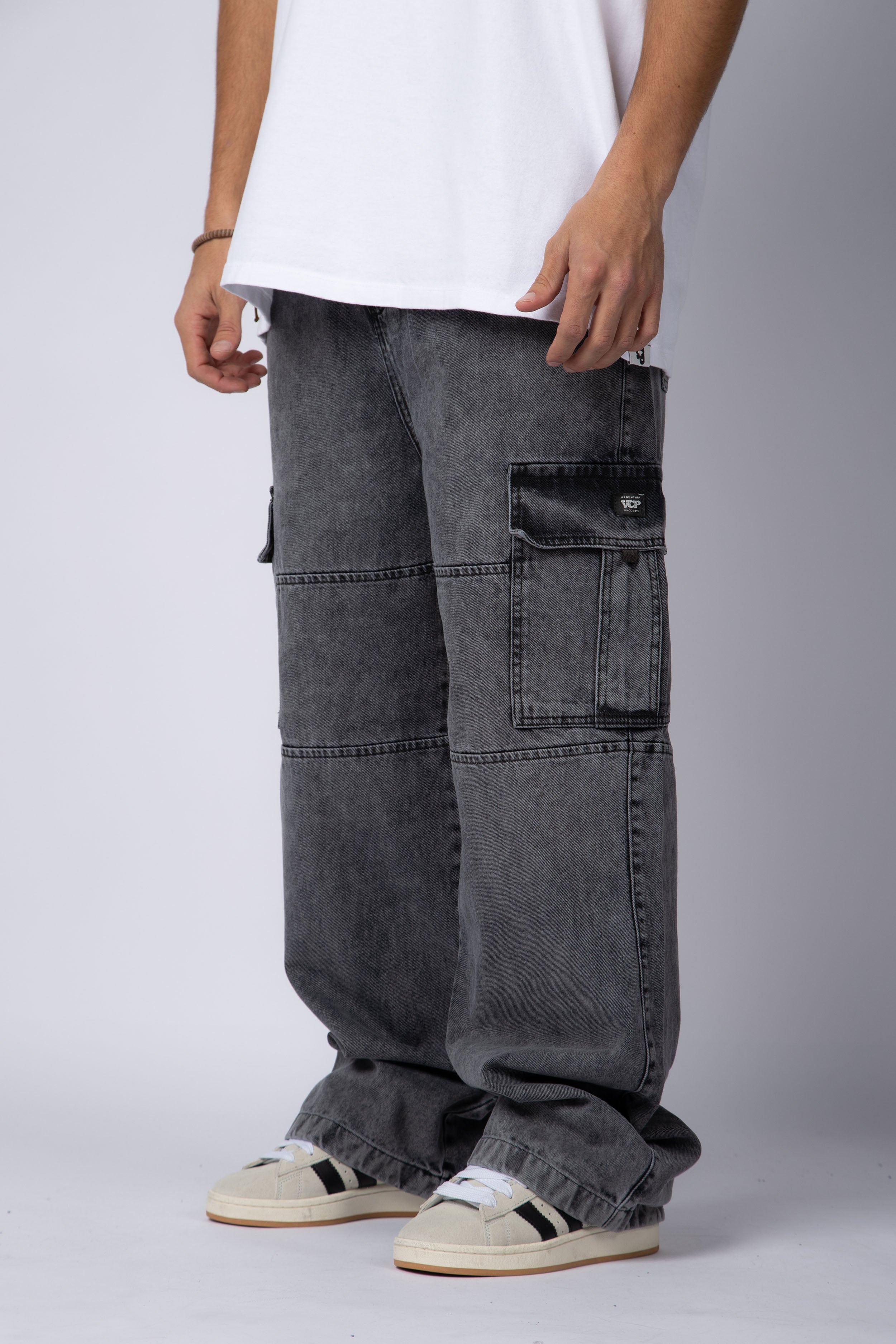 Jean Cargo Darth Acid Grey