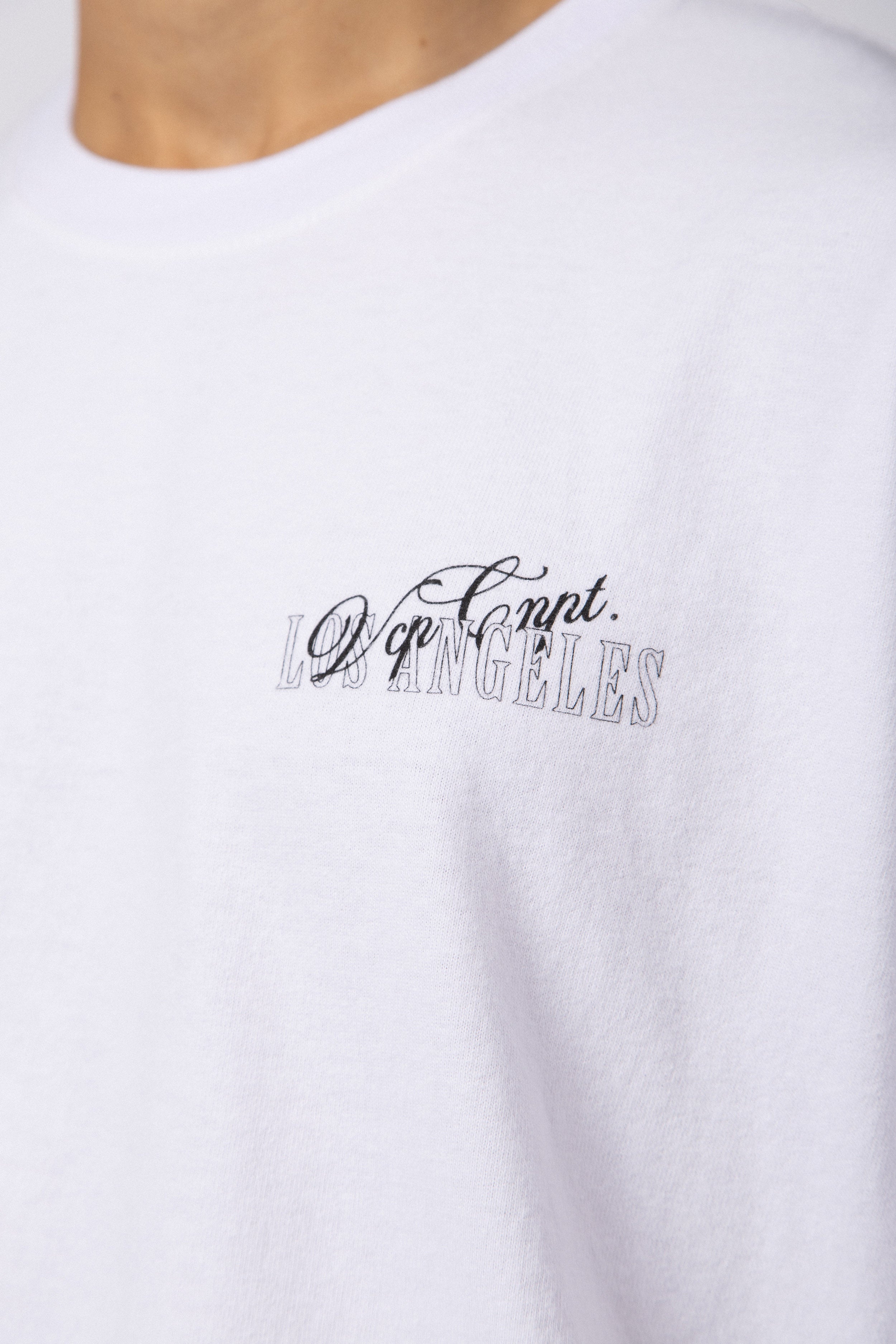 Remera Over Rhy Angeles Blanca