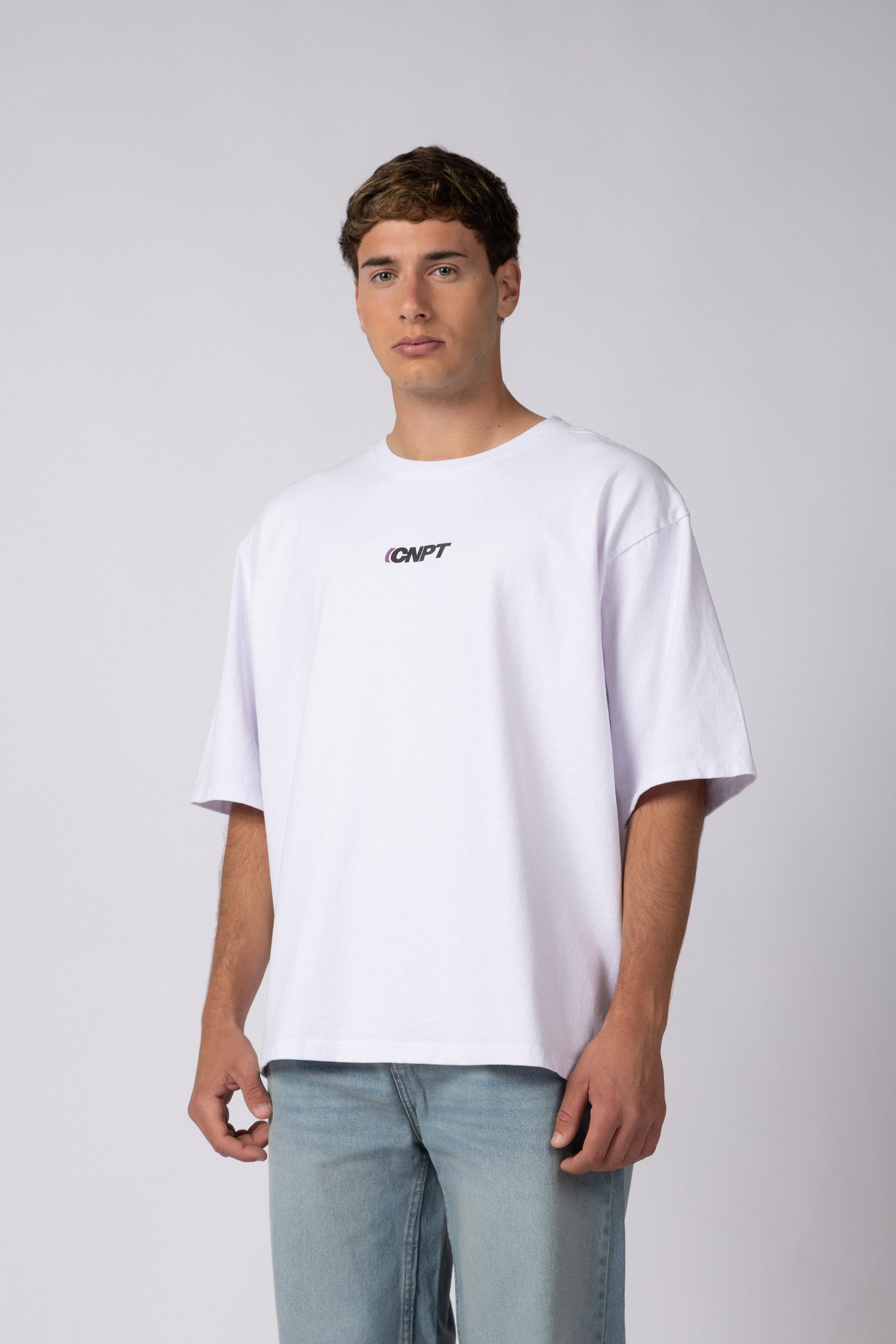 Remera Over Rhy Apex Blanca
