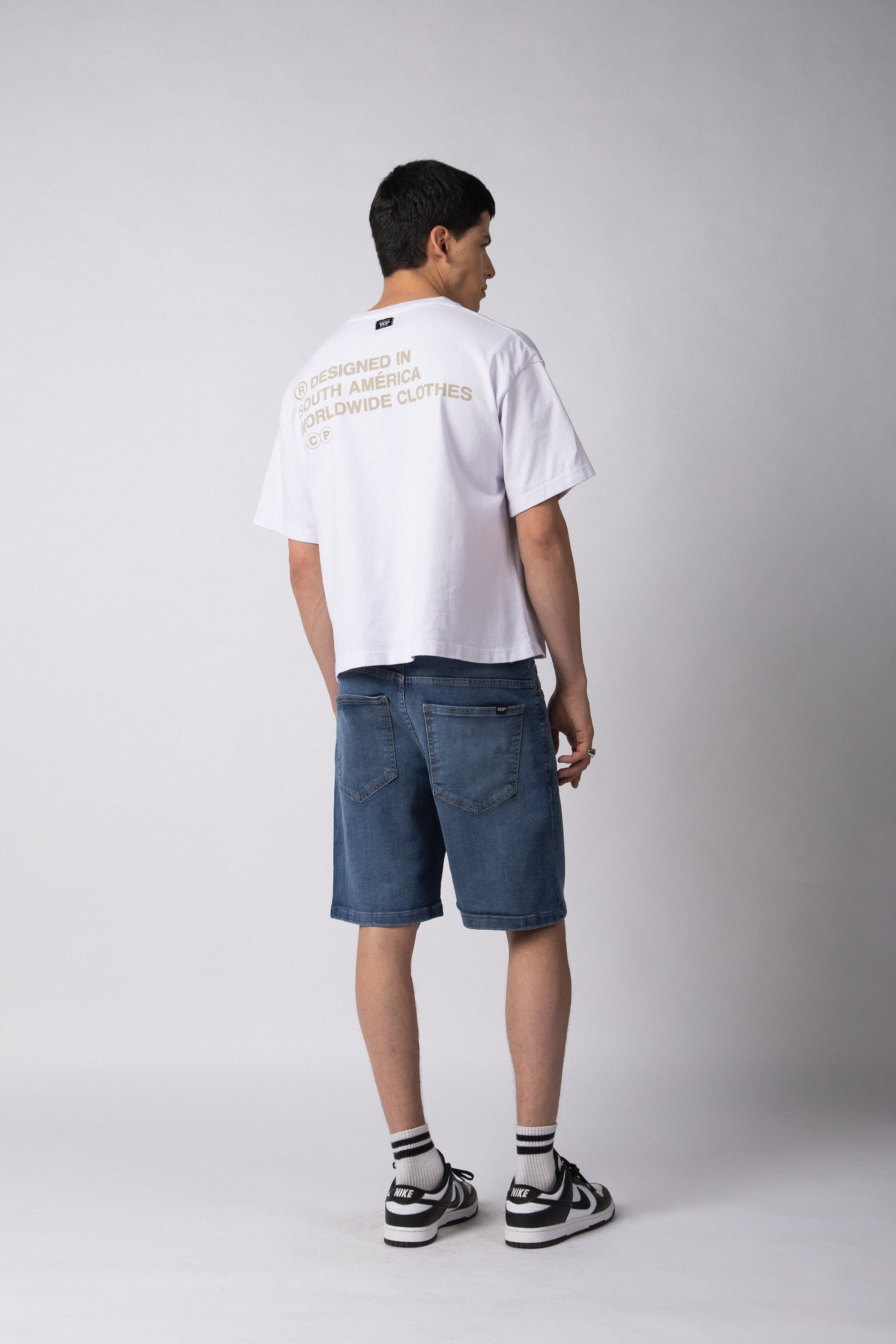 Bermuda Jean Racer Azul