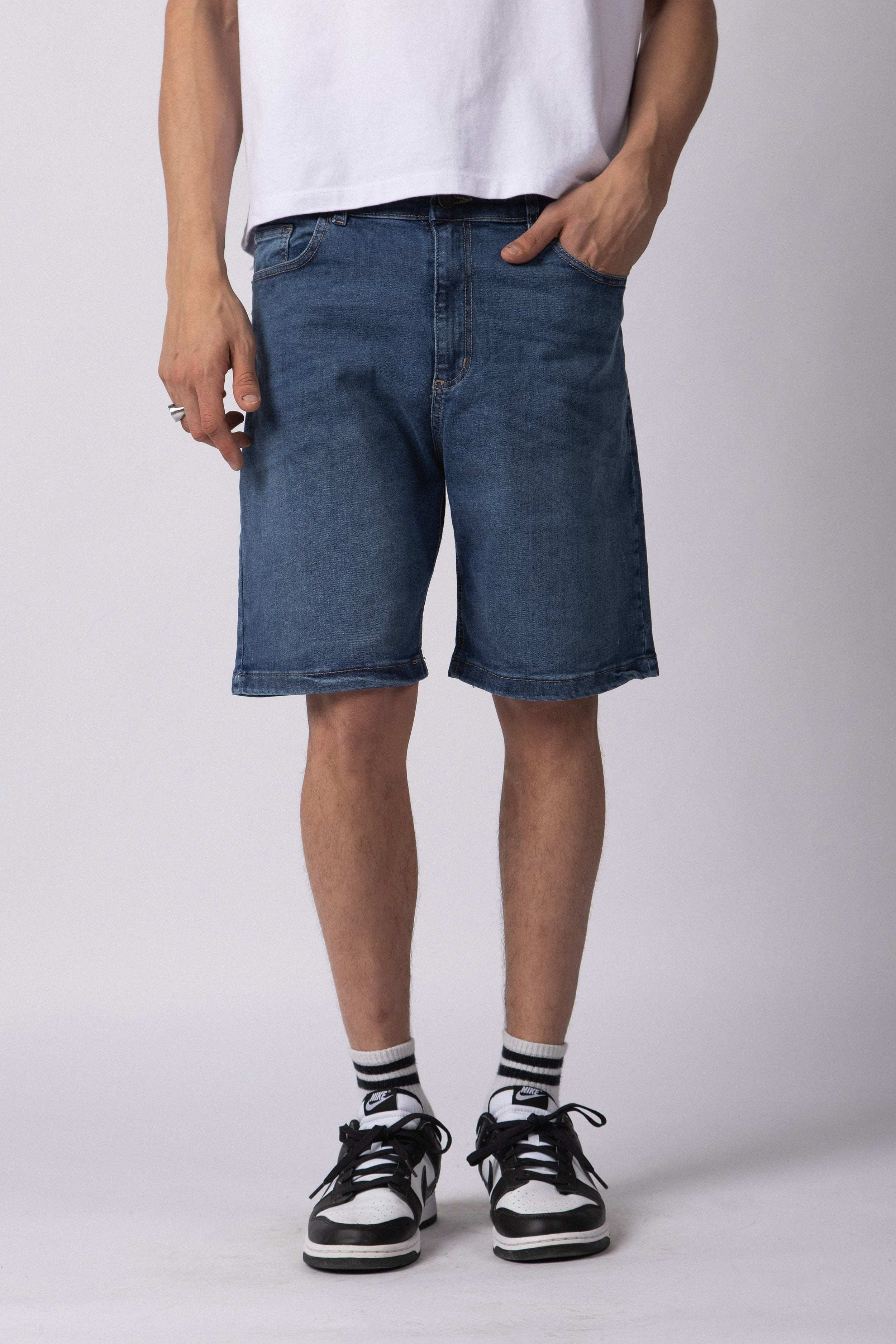 Bermuda Jean Racer Azul