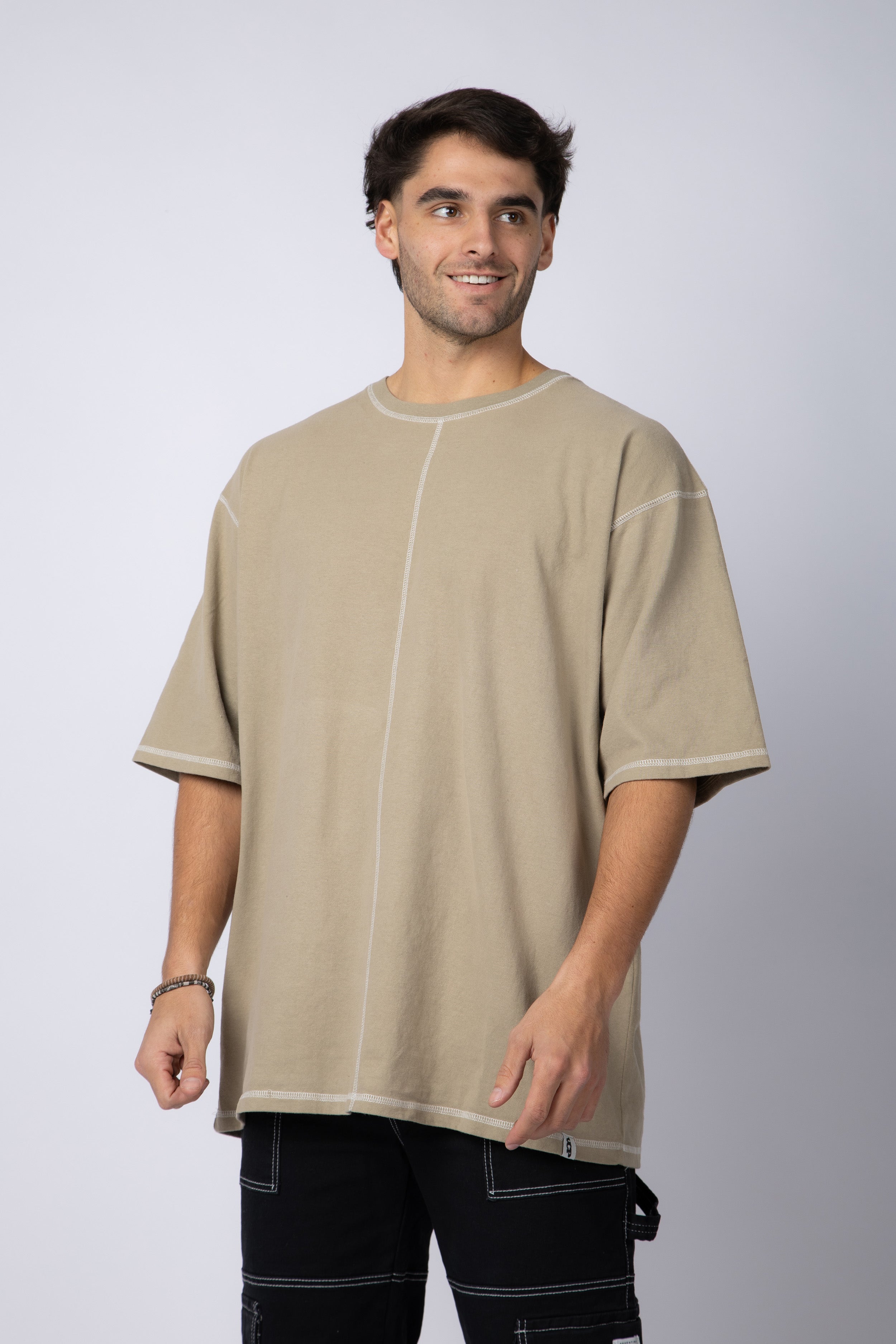 Remera Over-Size Riley Beige