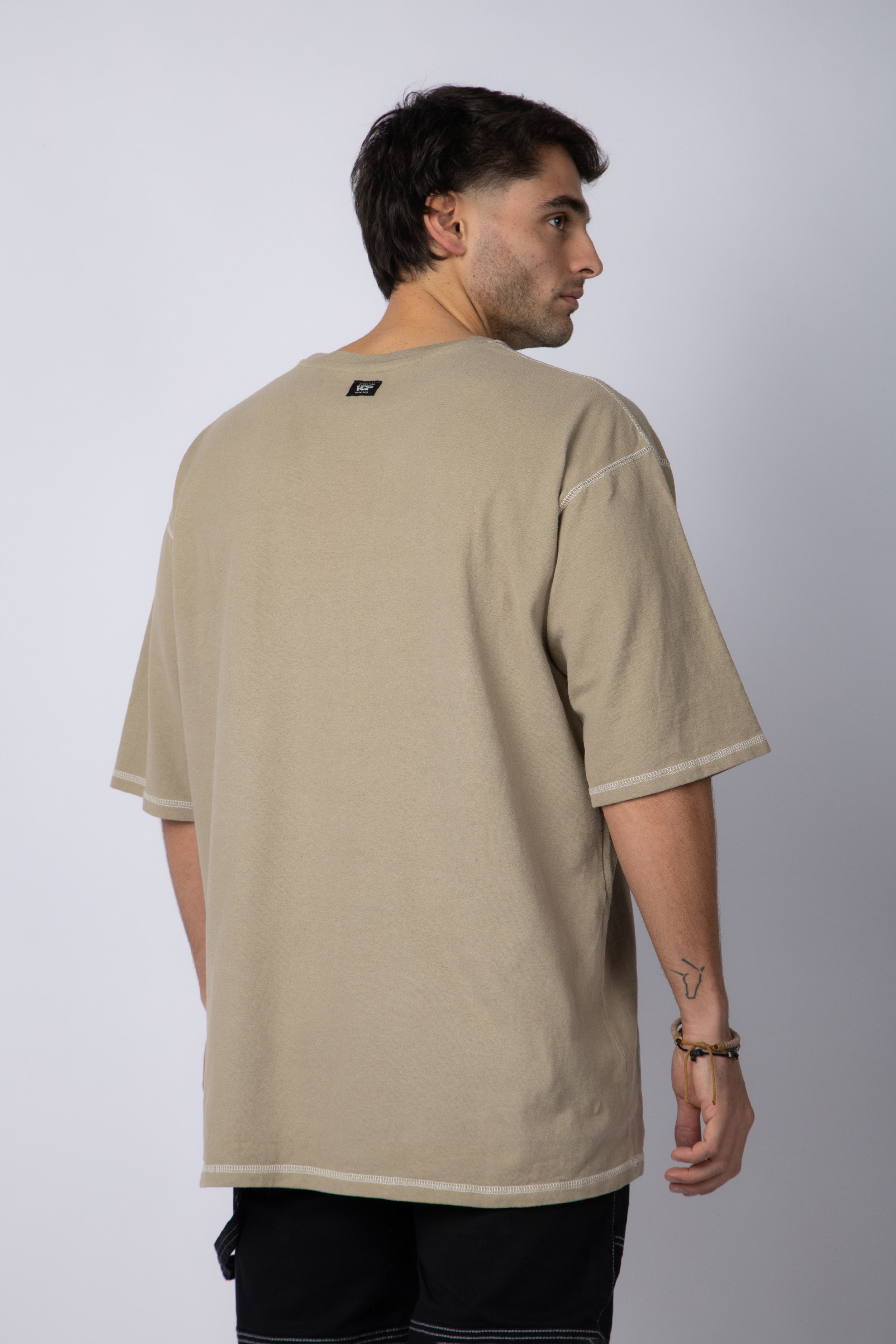 Remera Over-Size Riley Beige