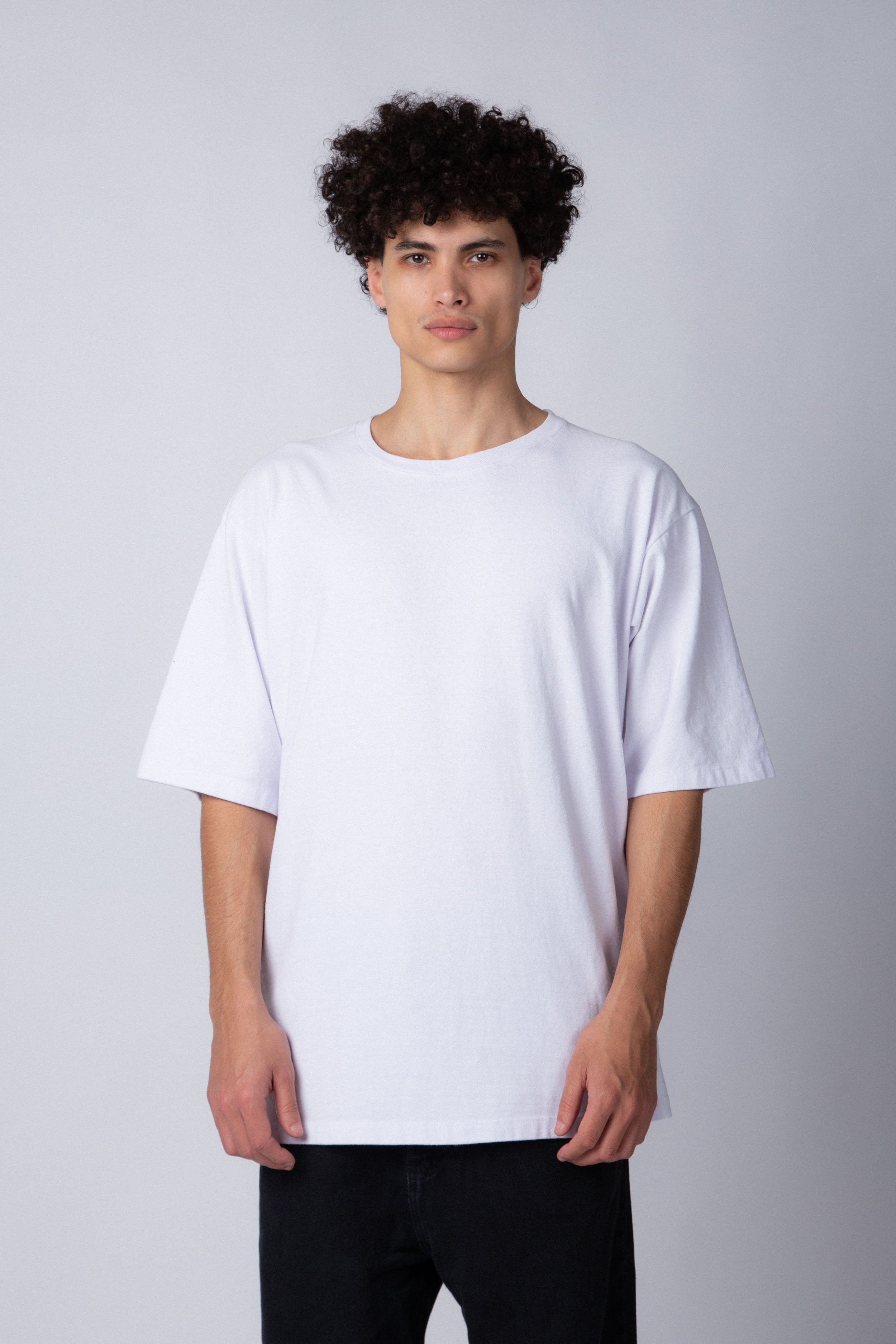 Remera Over Carl Blanca