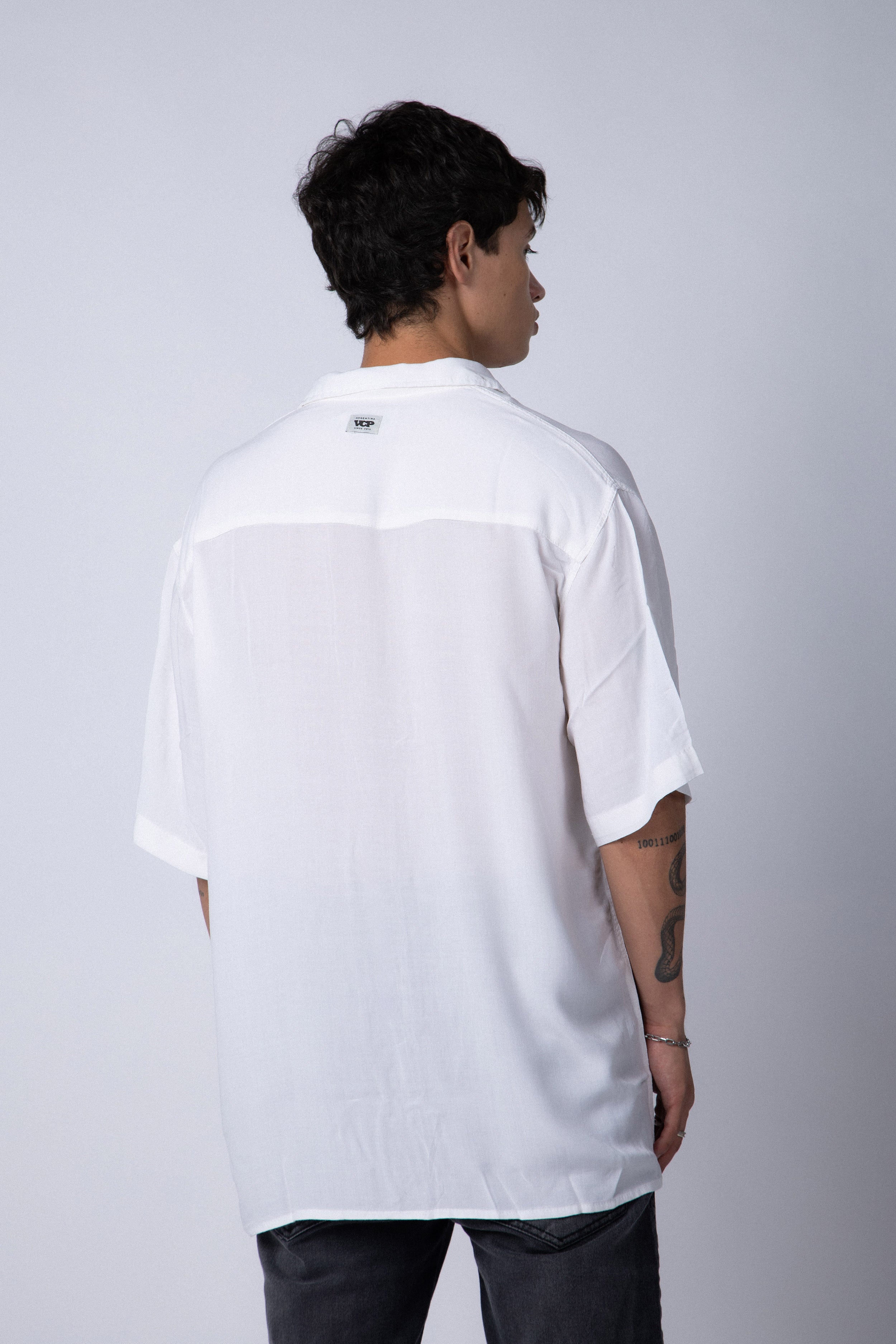 Camisa Manga Corta Kalf Blanca