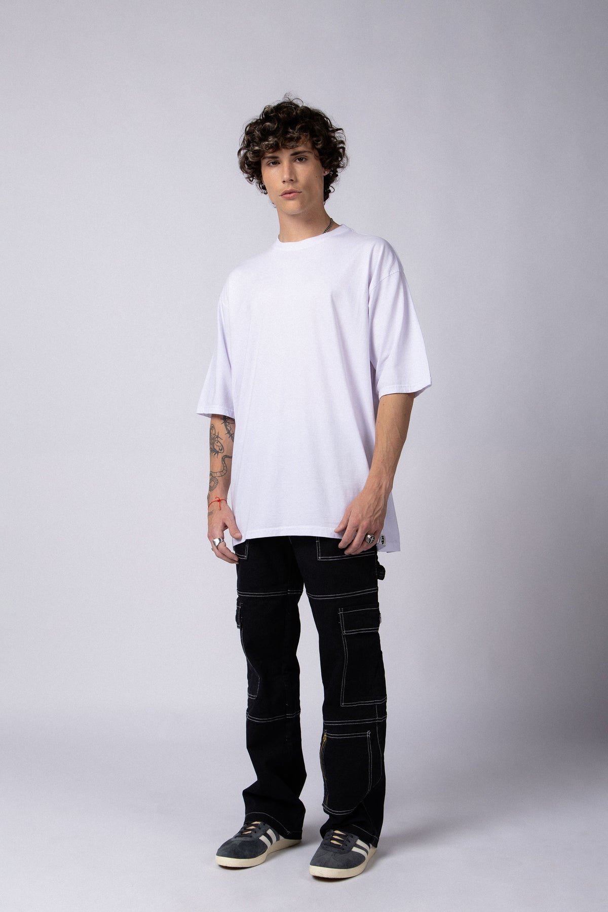 Remera Over Theo Blanca