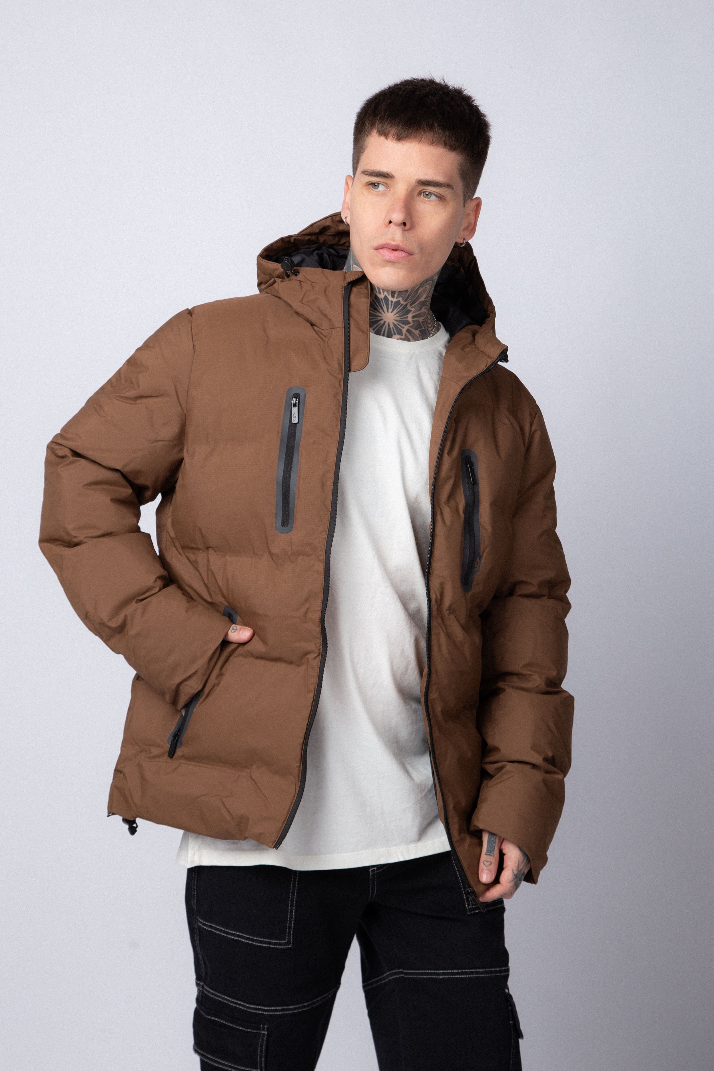 Campera Puffer Mays Brown