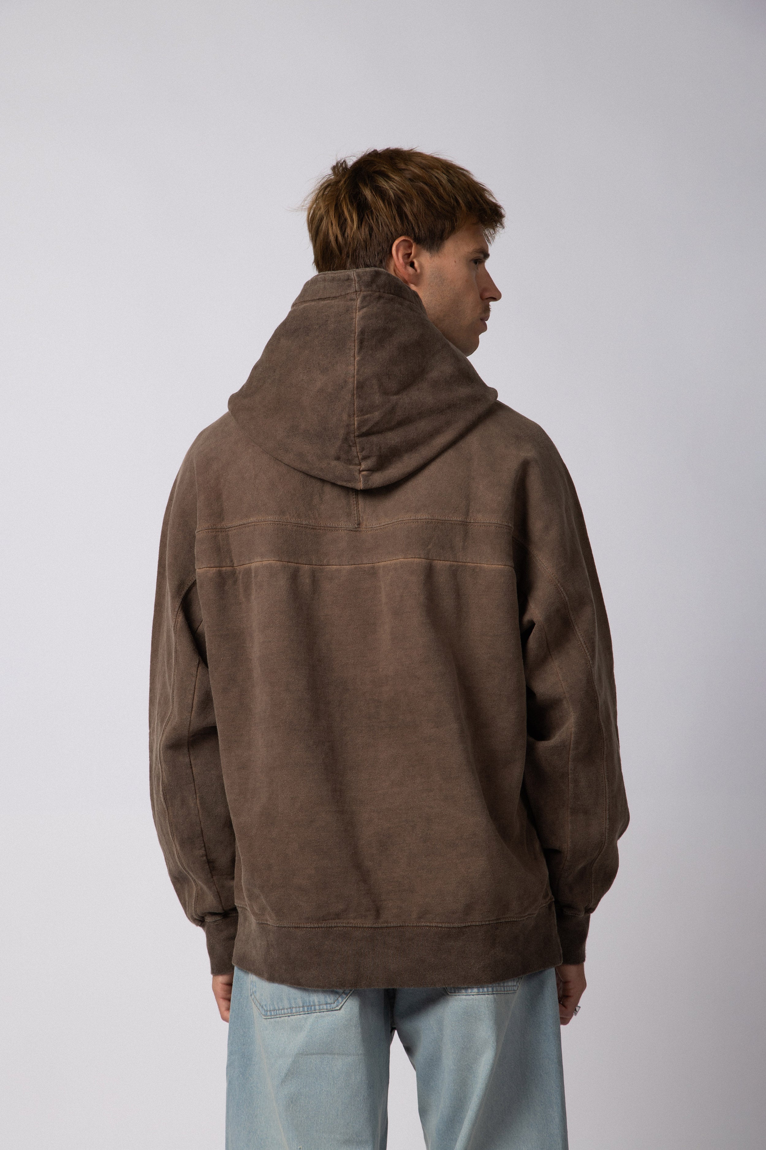 Buzo Canguro Over Alt Choco