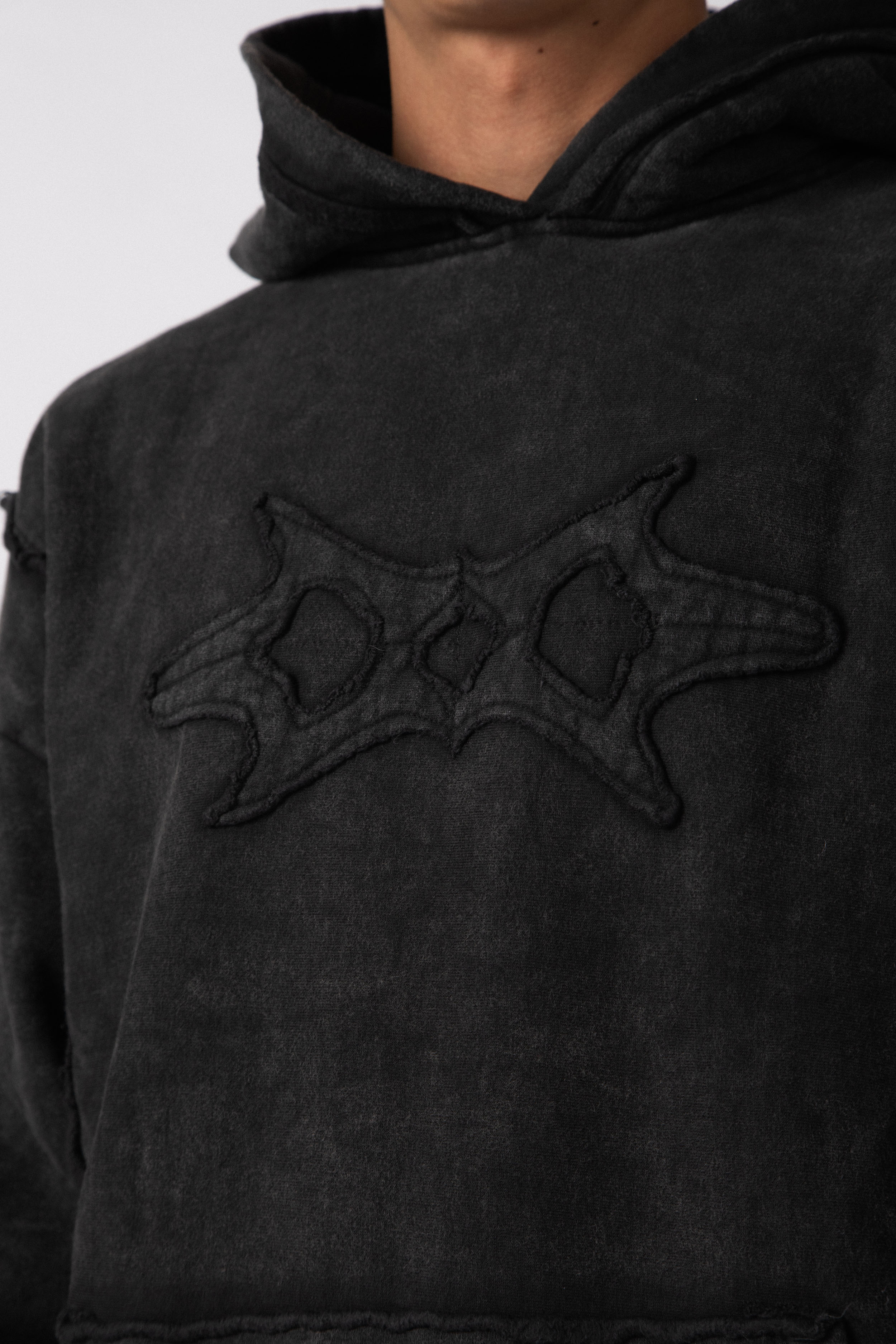 Buzo Canguro Over Blaze Negro