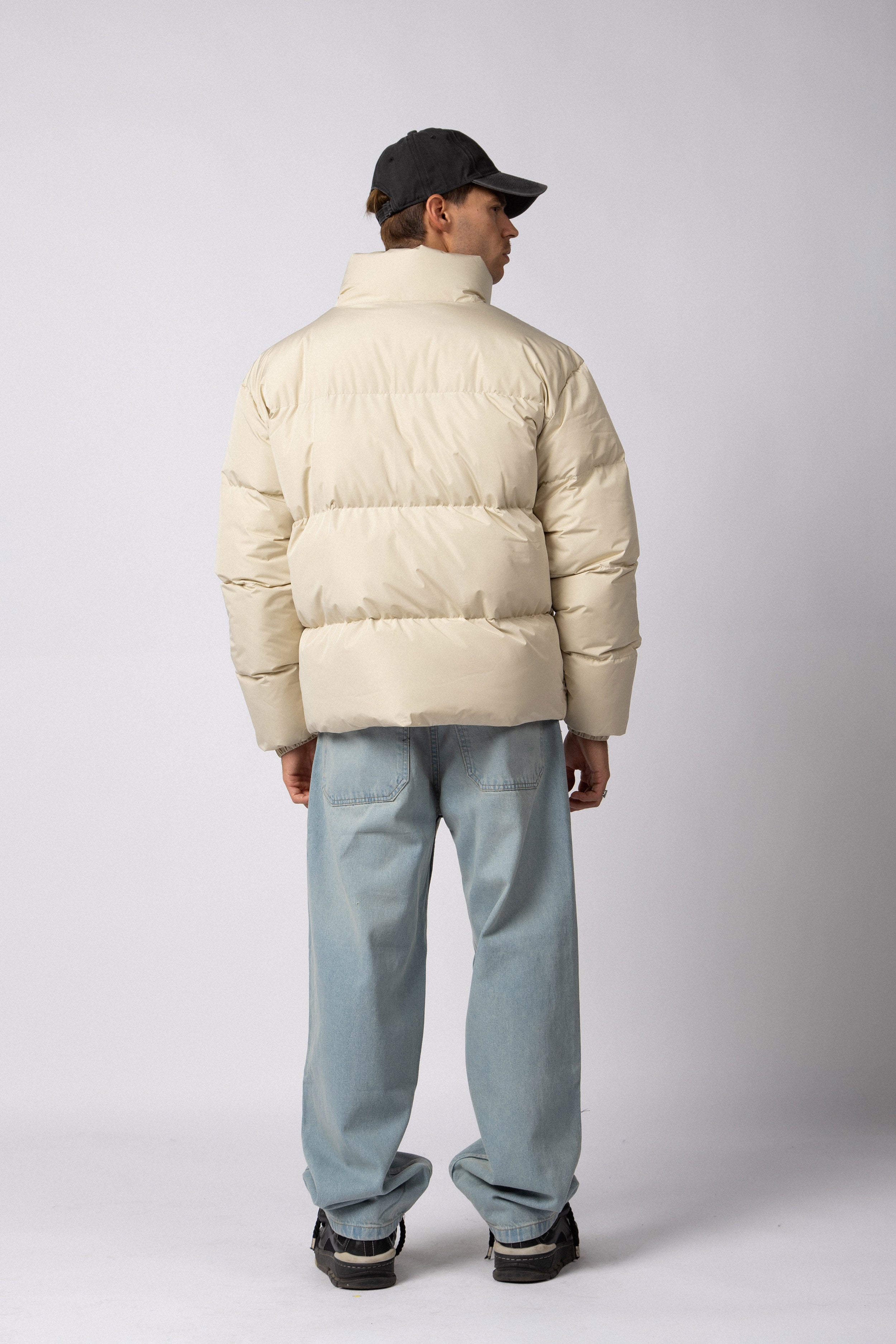 Campera Puffer Cronos Beige