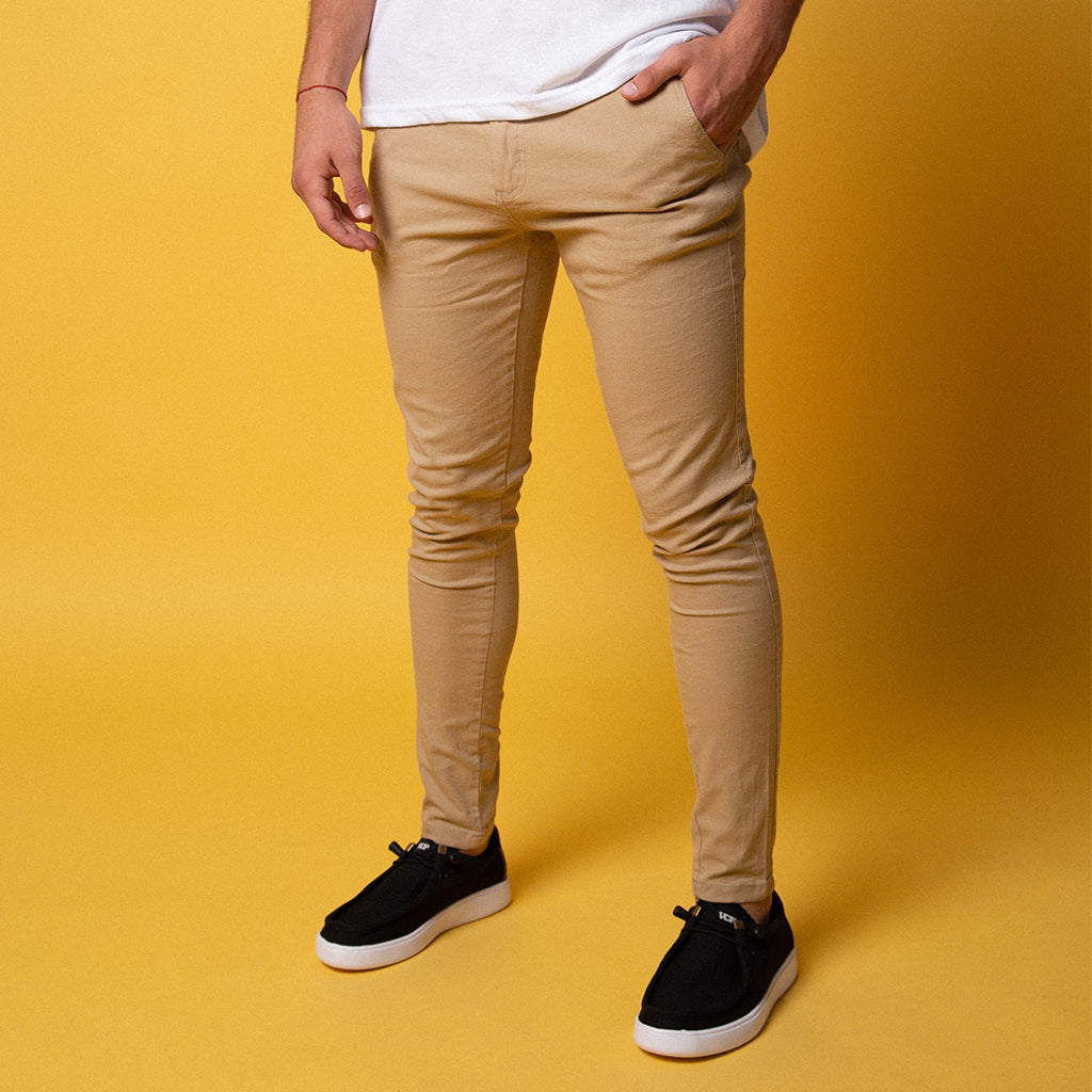 Pantalon Chino Ozzy Beige