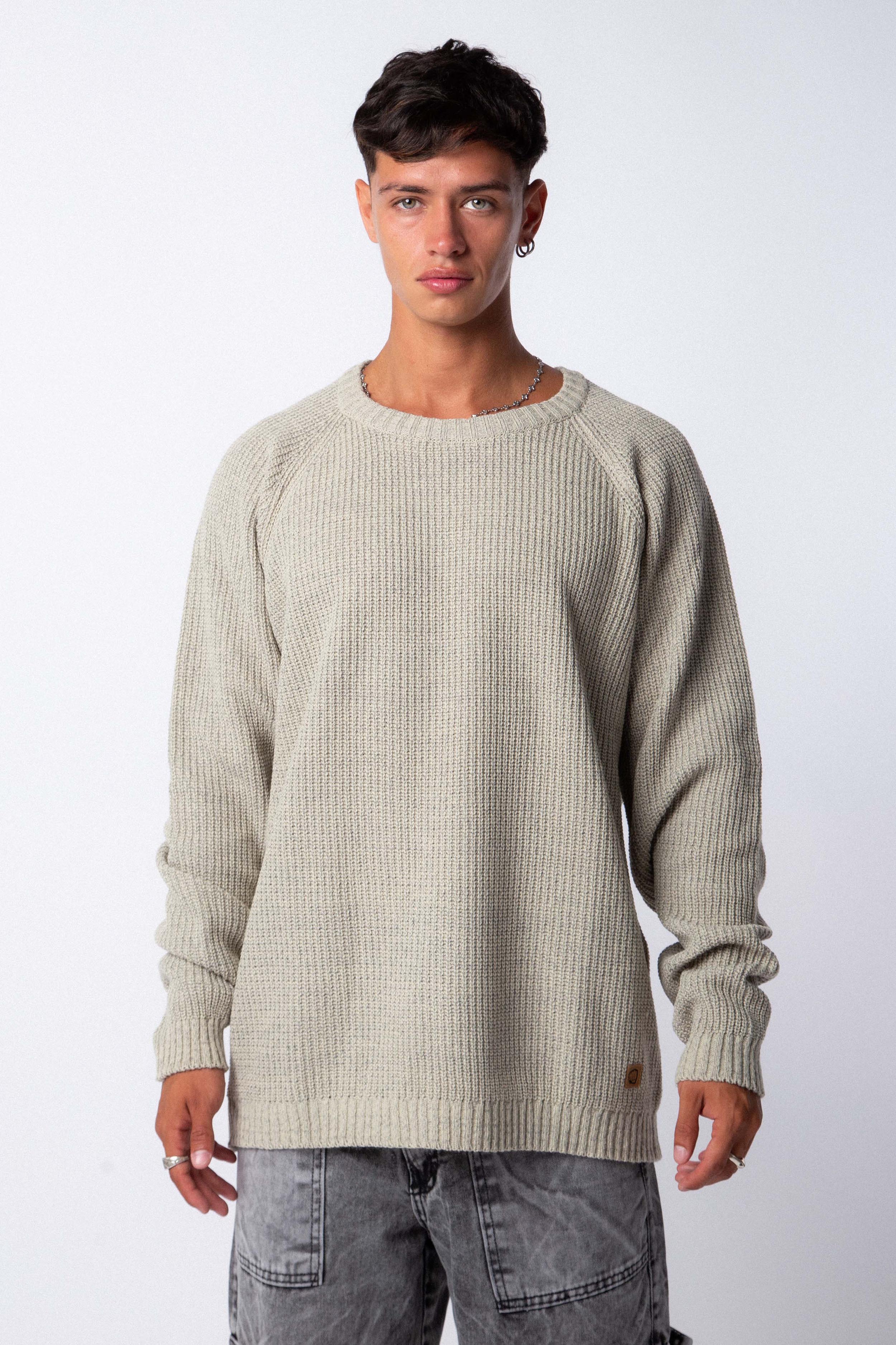 Sweater Folk Beige