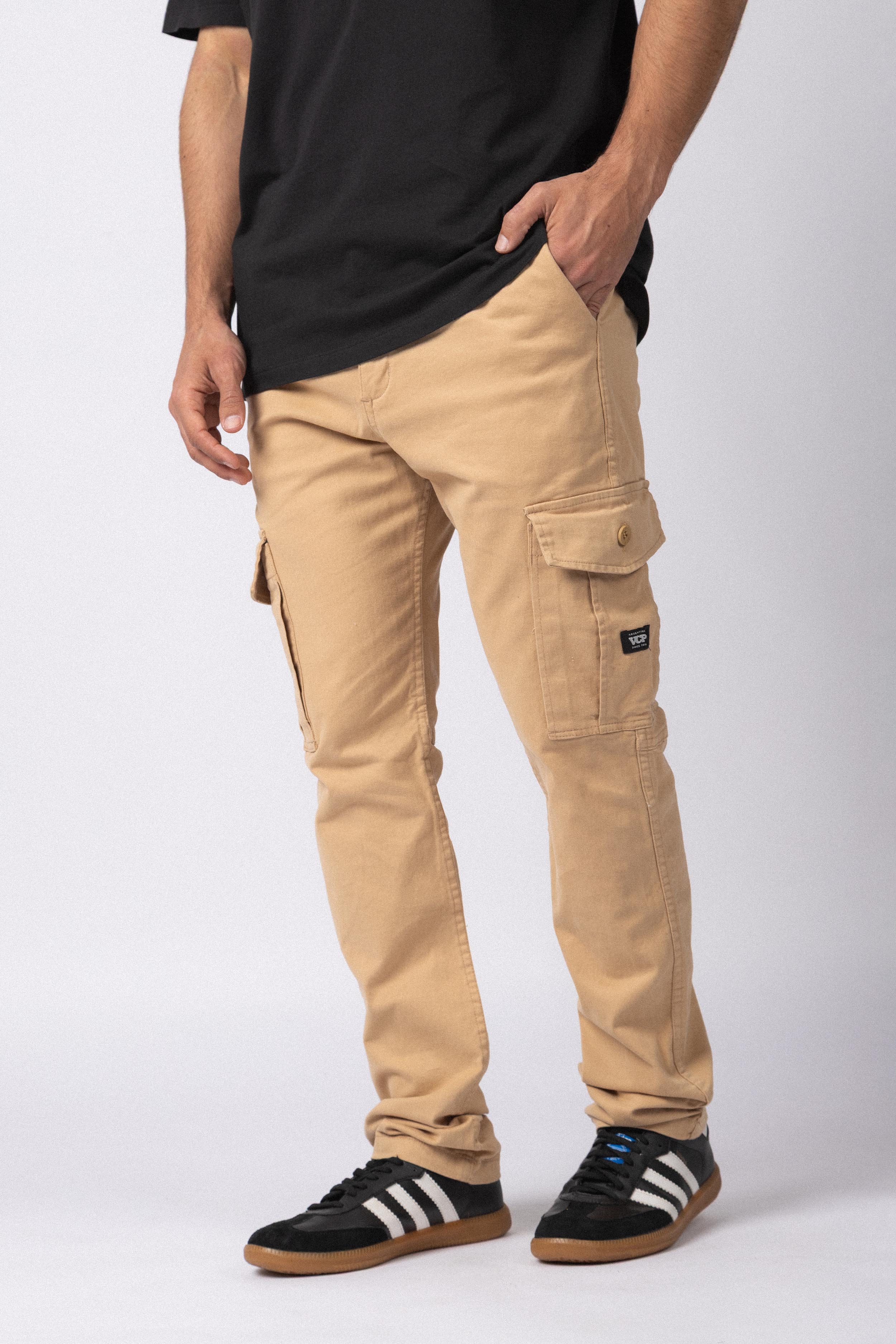 Pantalón Cargo Trail Beige