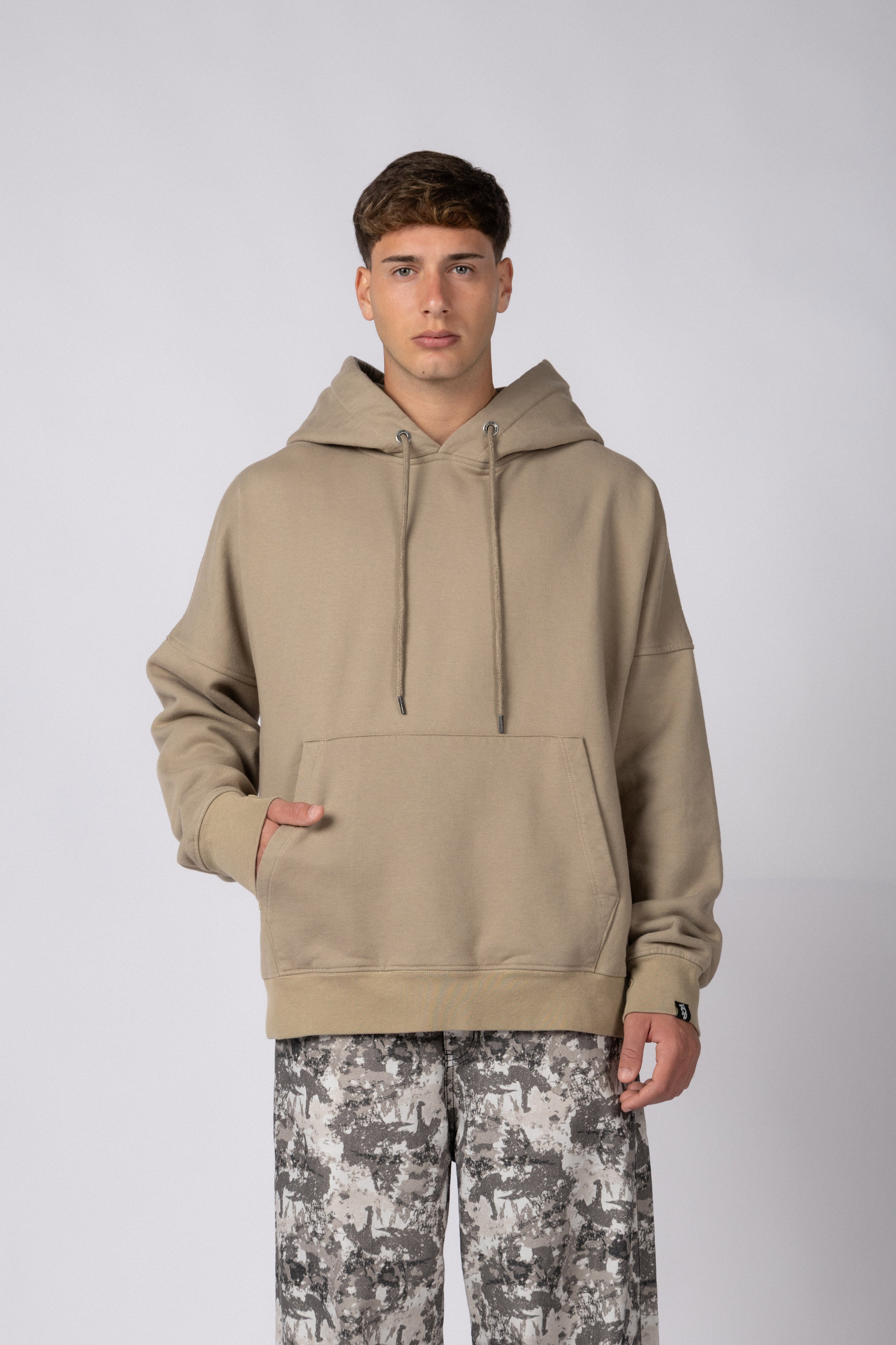 Buzo Canguro Orza Beige