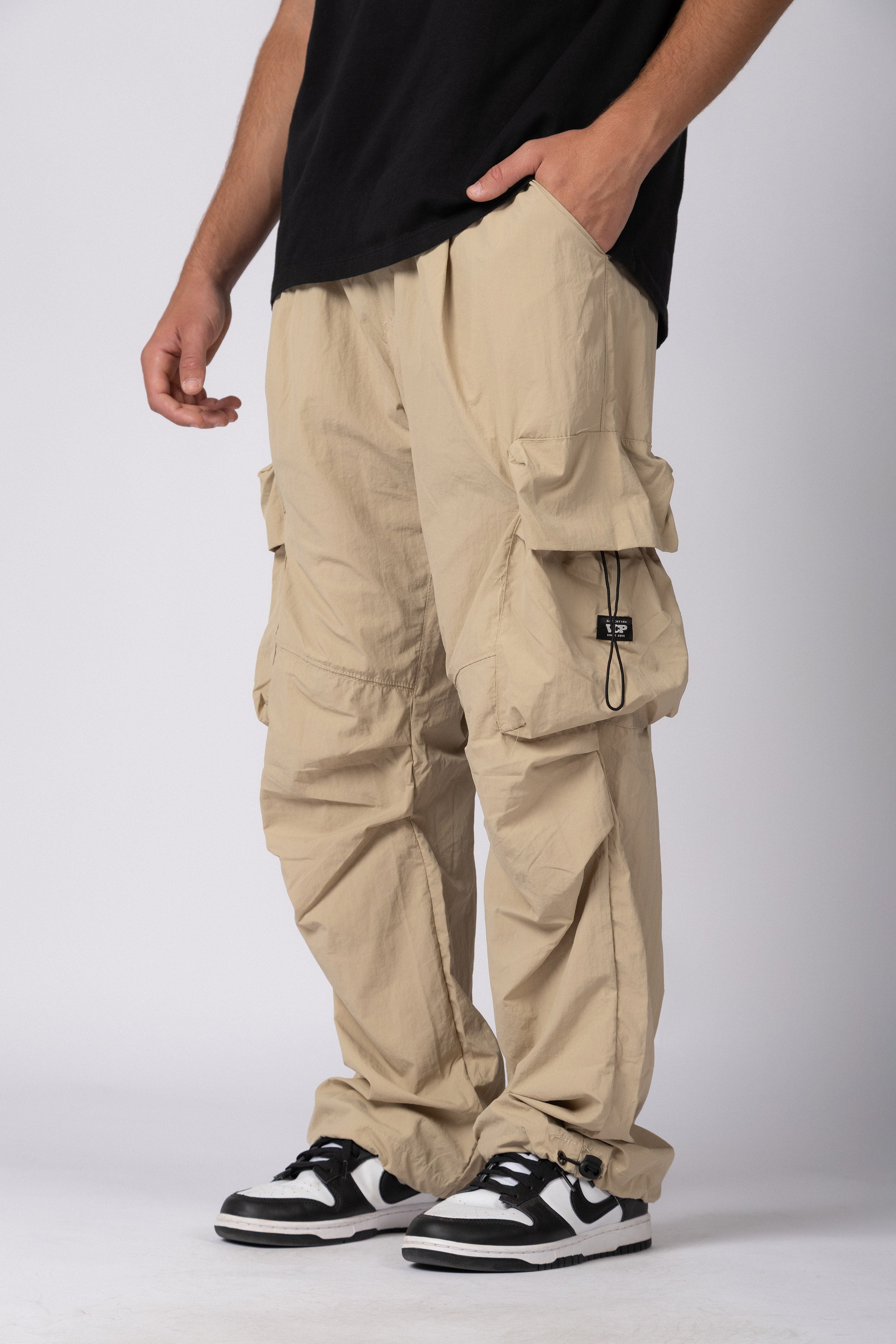 Pantalon Cargo Baggy Hardy Beige