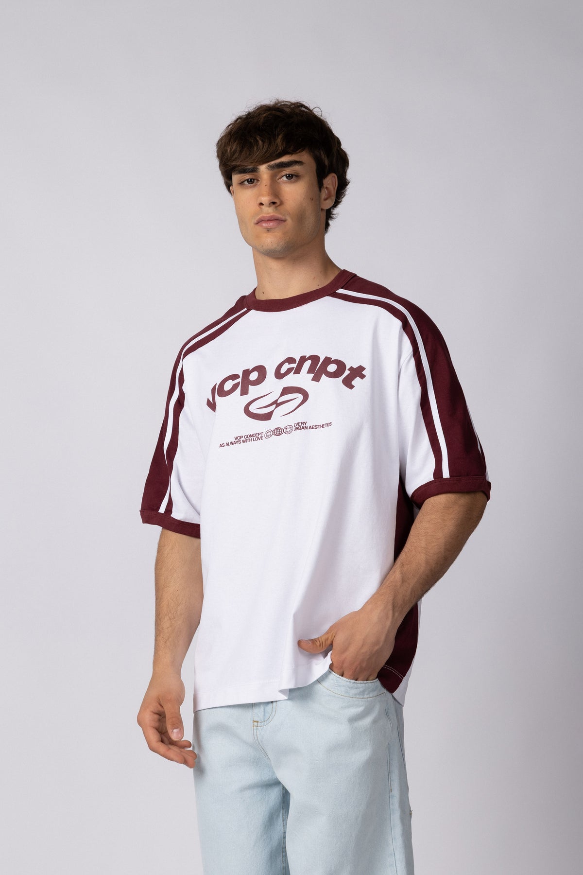 Remera Hub Bend Bordo