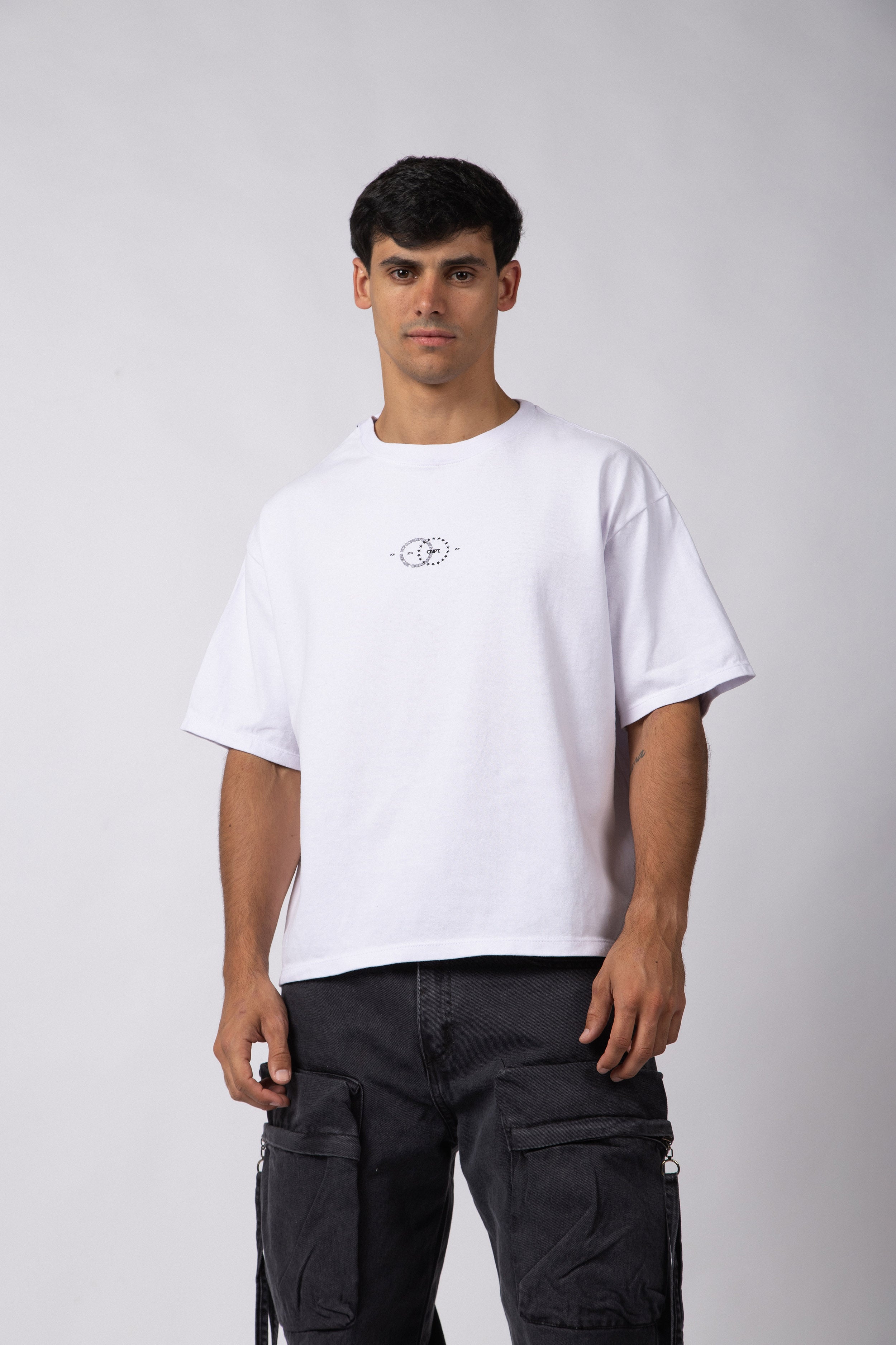 Remera Boxy Berry Blanca