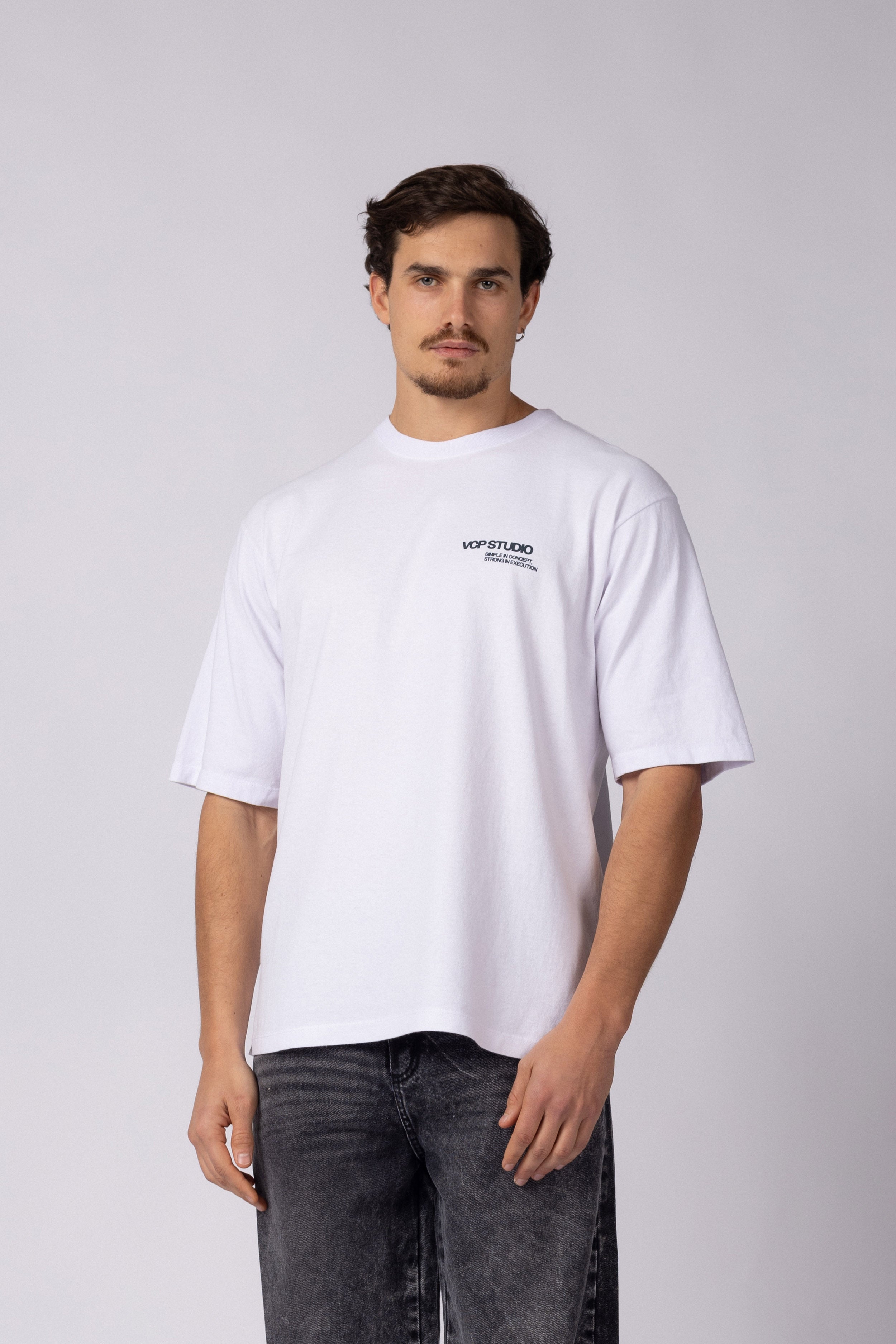Remera Over Rhy Bigger Blanca