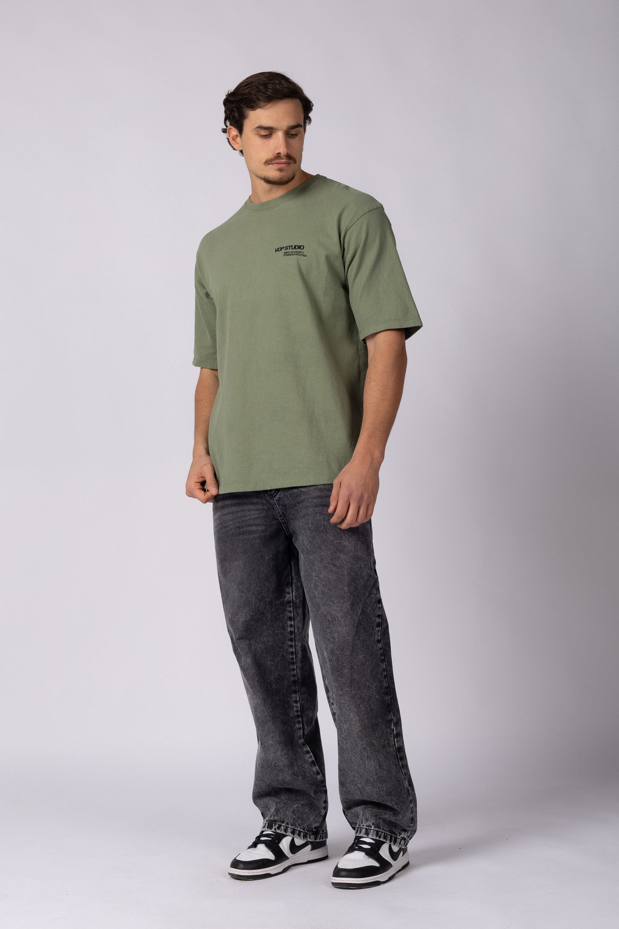 Remera Over Rhy Bigger Militar