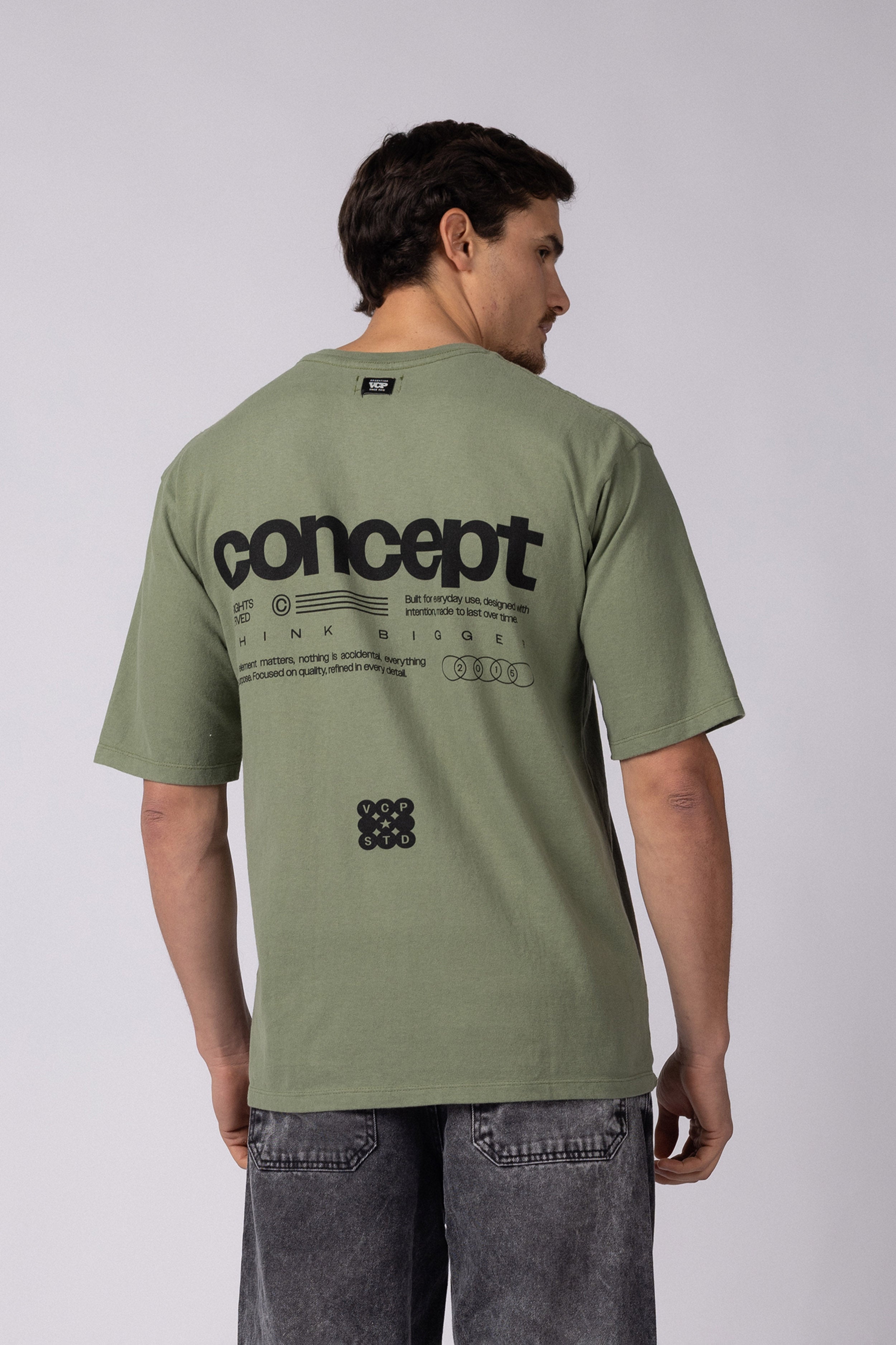 Remera Over Rhy Bigger Militar