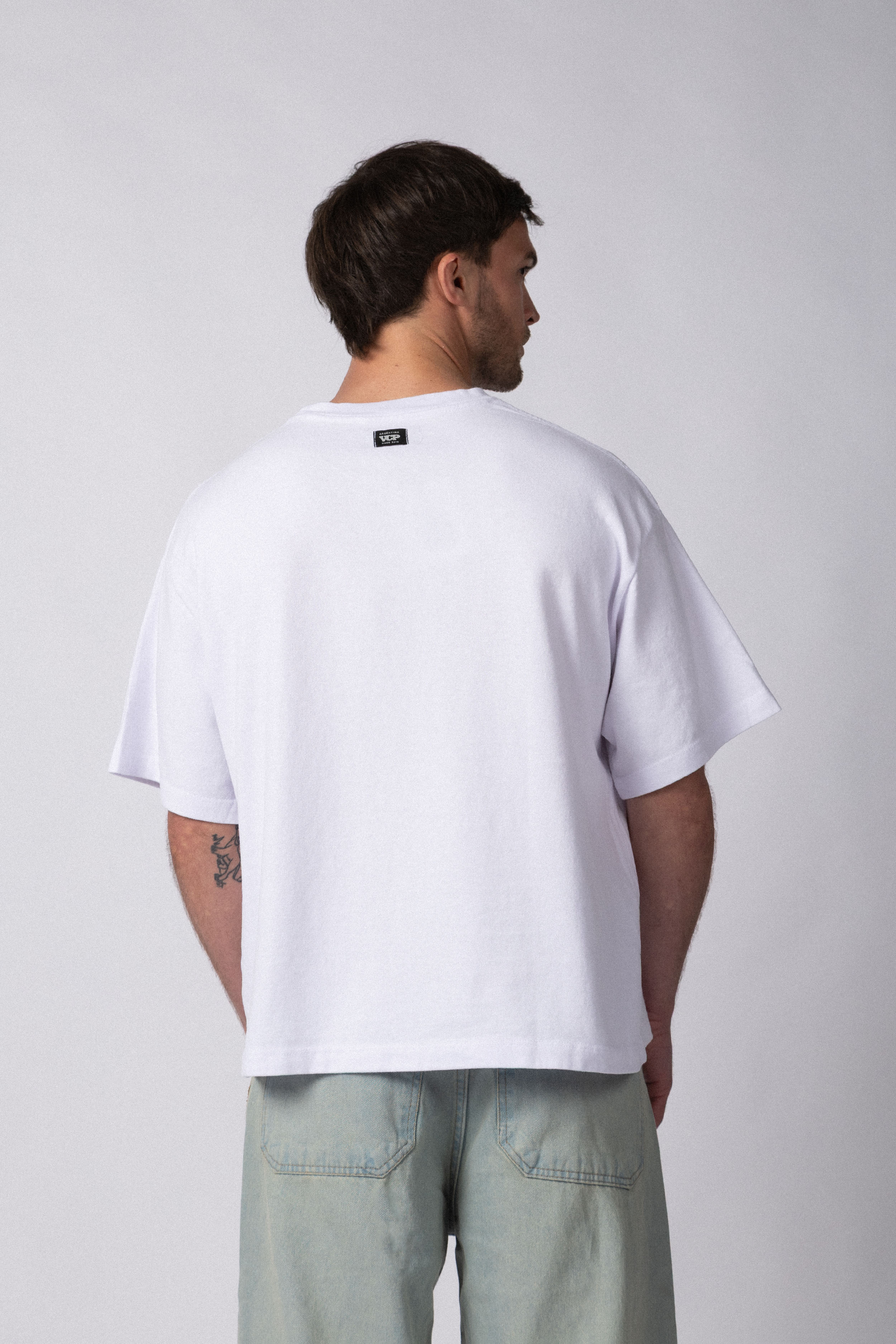 Remera Boxy Zac Blanca