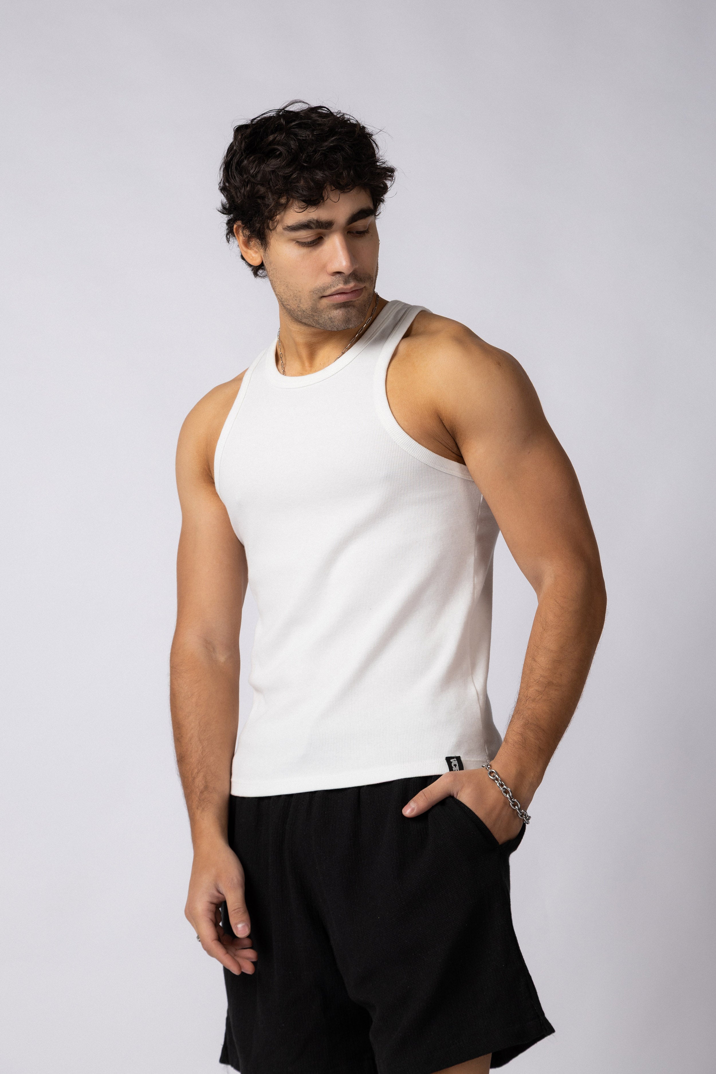 Musculosa Kraft Blanca